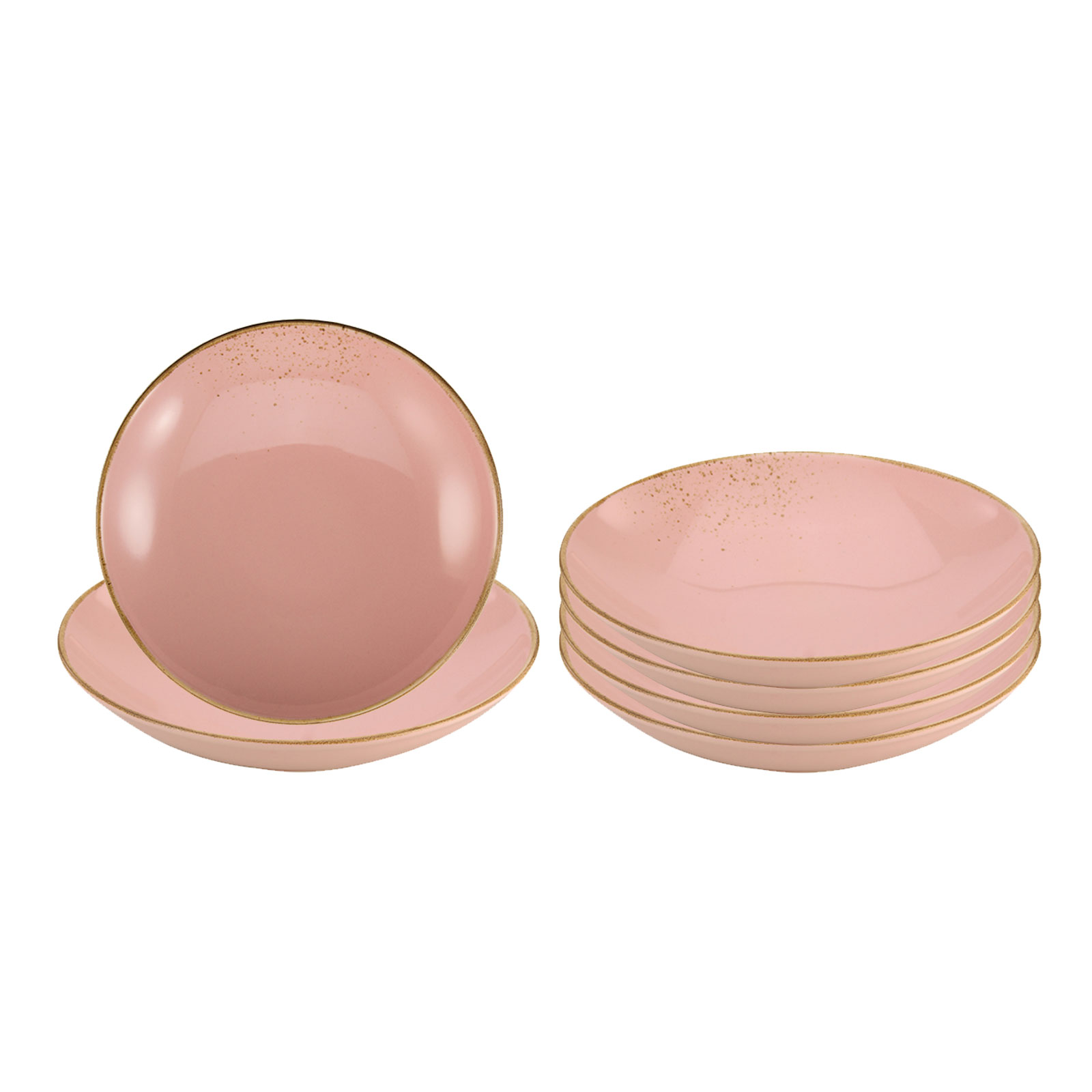 CreaTable Serie Nature Collection 6-er Suppenteller 22 cm 