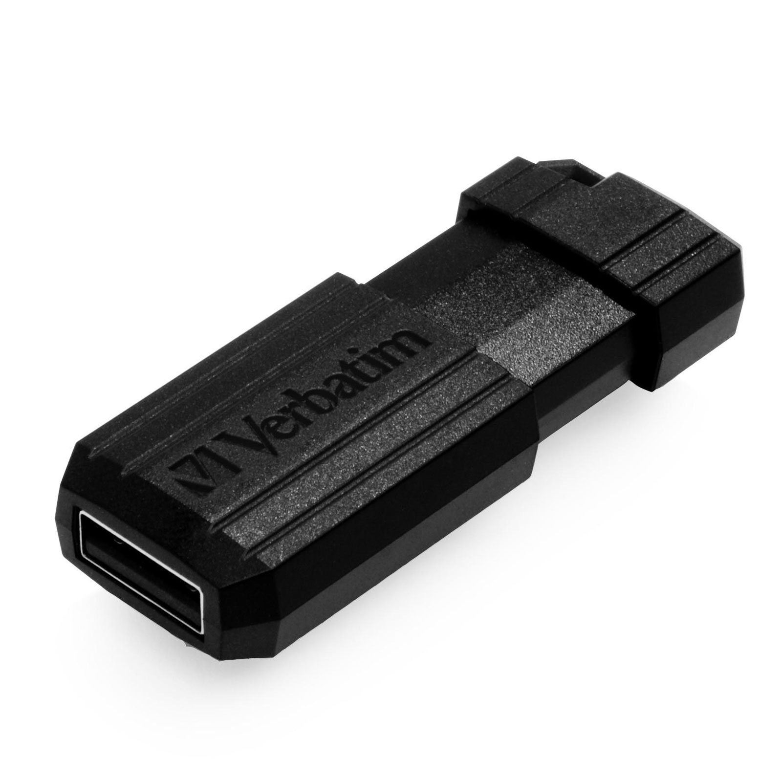 VERBATIM PinStripe USB 2.0 128 GB schwarz USB-Stick