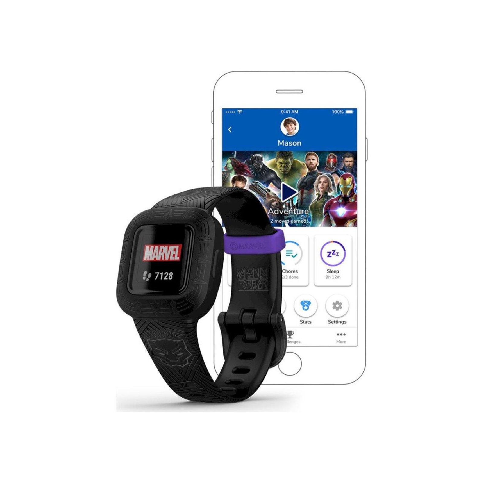 Garmin vívofit jr. 3, Marvel Black Panther