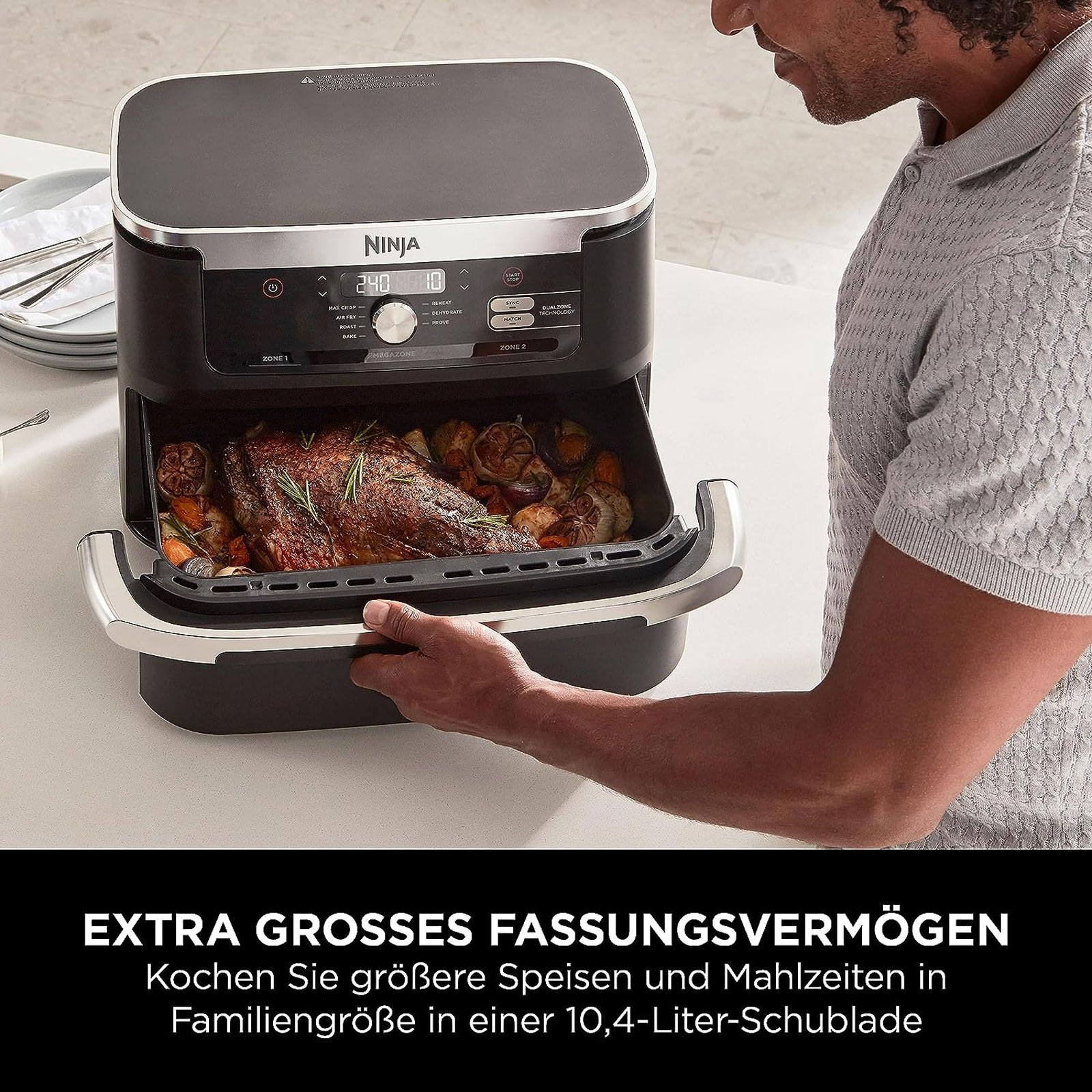 NINJA AF500EU Heißluftfritteuse NINJA AF500EU Heißluftfritteuse
