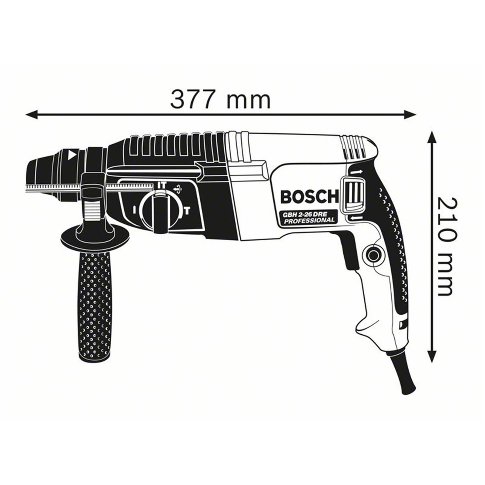 Bosch Professional GBH 2-26 (CC) Elektrischer Bohrhammer