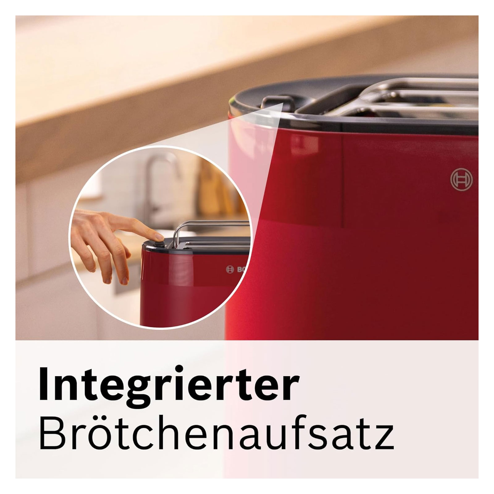 Bosch TAT2M124 Toaster Kompakt MyMoment rot