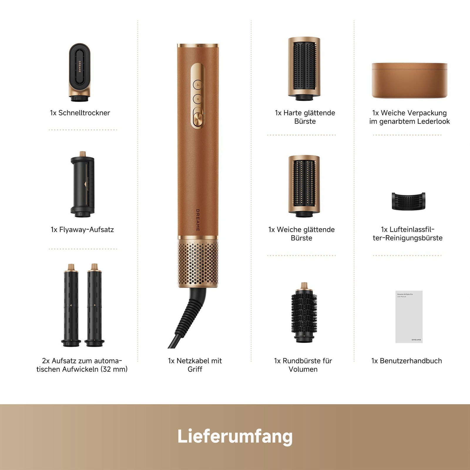 Dreame AirstylePro 7-in-1 Hair Drying & Styling Tool Kit Haartrockner