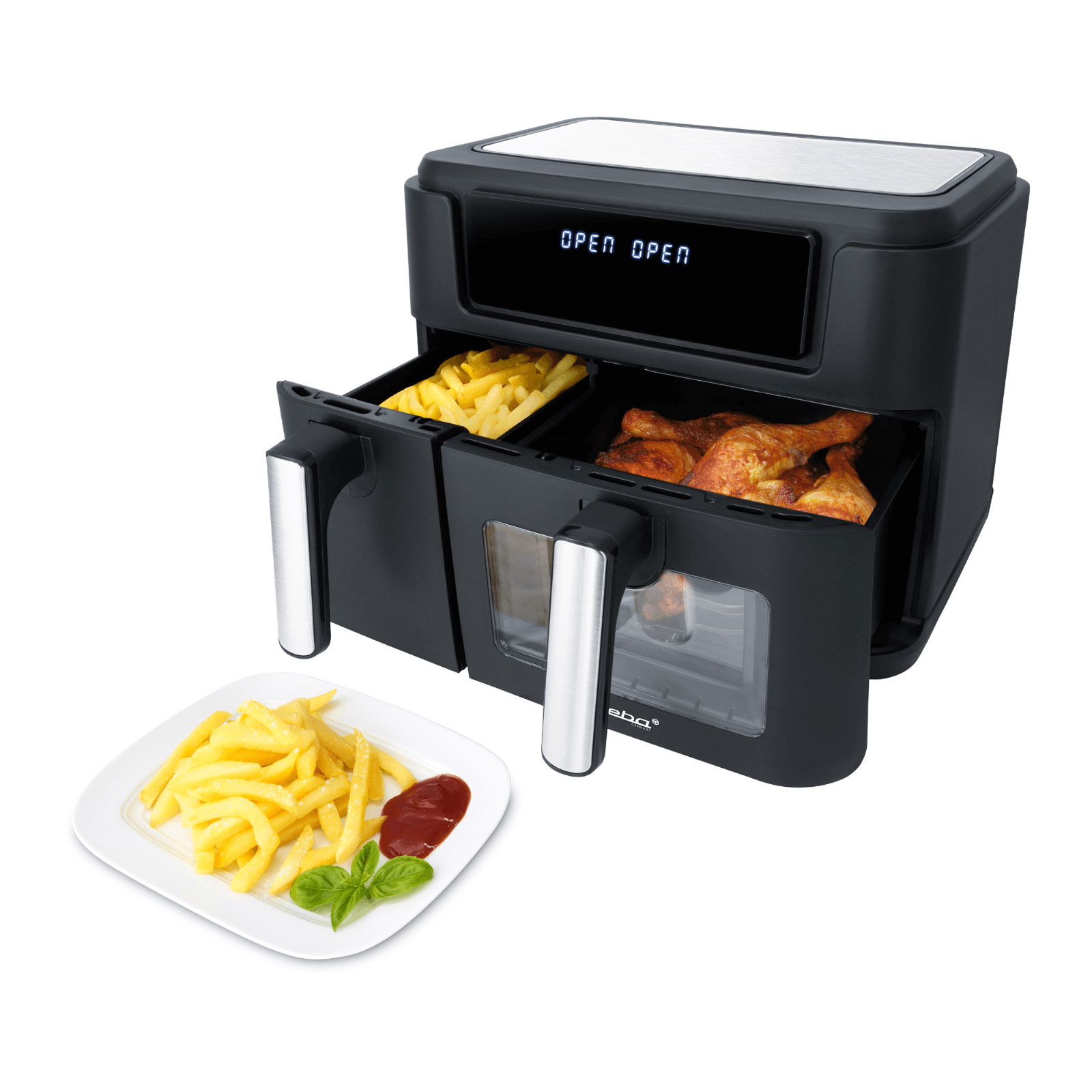 Steba Doppel-Heißluftfritteuse HF 9500 DUO