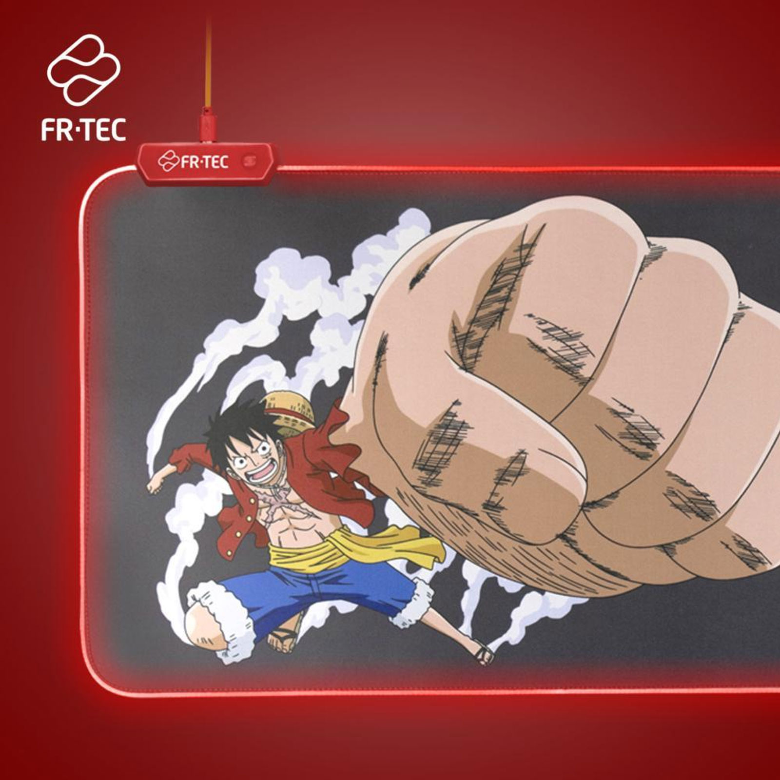 FR-TEC One Piece Luffy RGB XXL Gaming-Mauspad