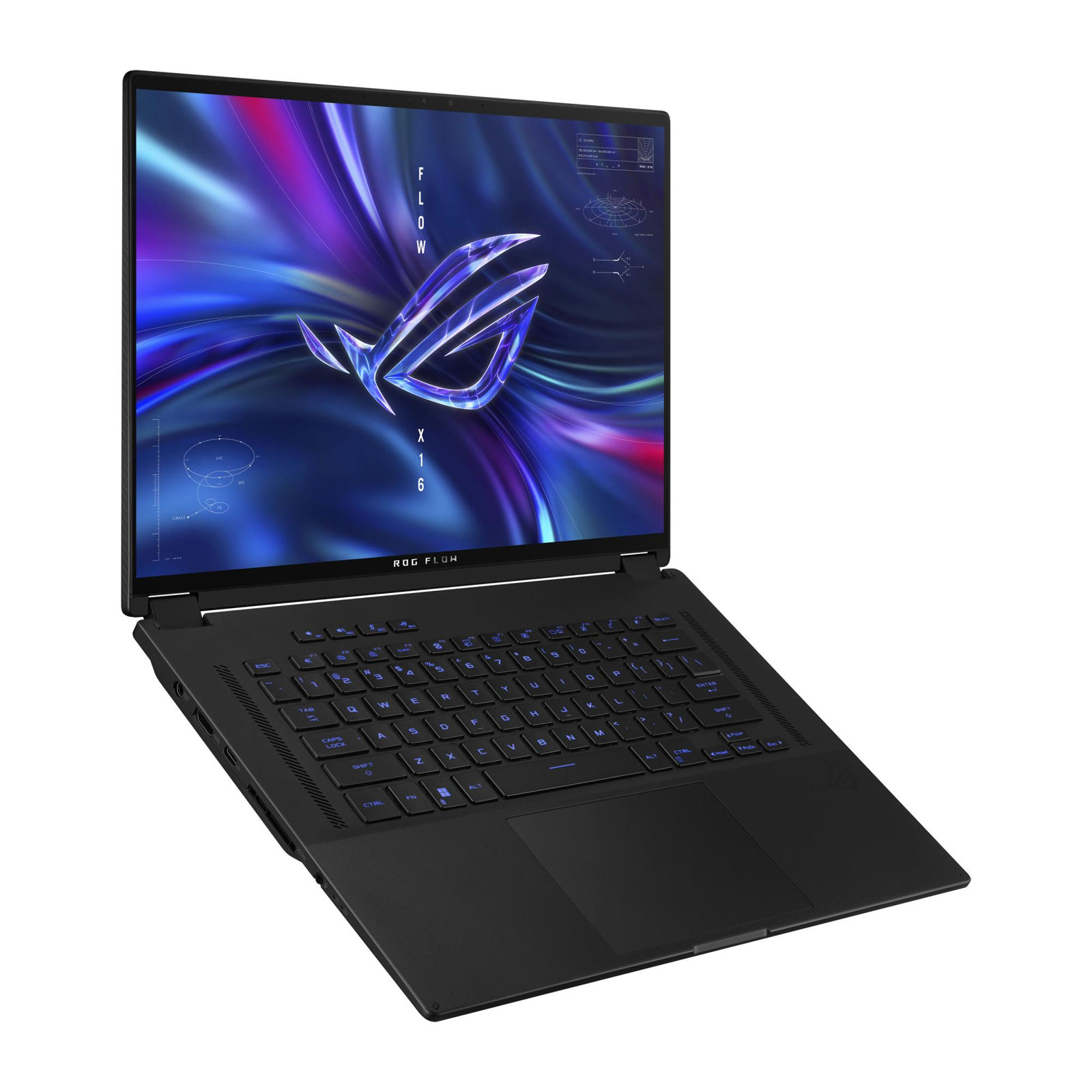 ASUS Gaming-Notebook ROG Flow X16, Schwarz, 16 Zoll, WQXGA, Intel Core i9-13900H, 16 GB, 1 TB M.2 SSD, RTX 4060 8GB (IPS, 240 Hz, 3ms, GV601VV-NF019W)