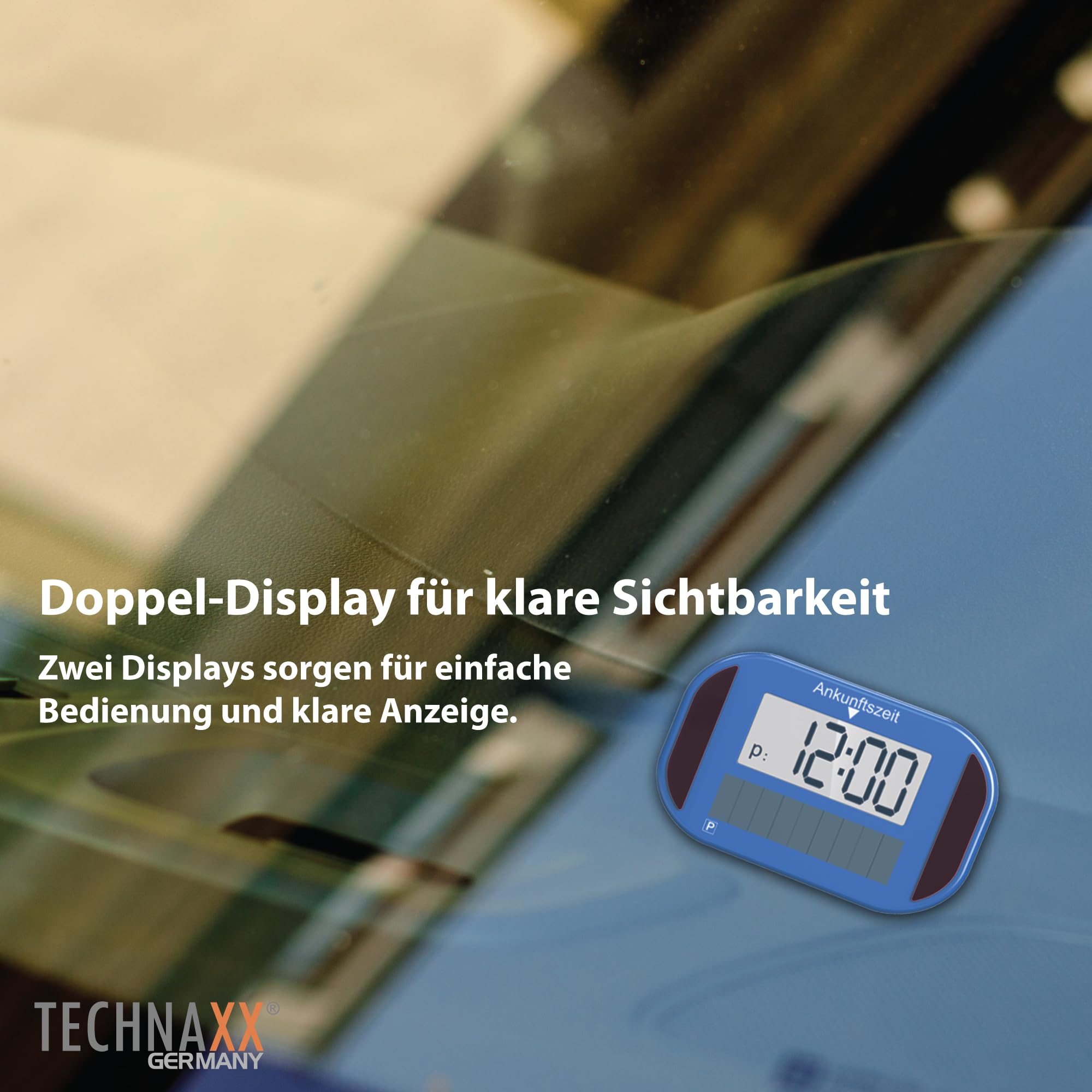 Technaxx Elektronische Solar-Parkscheibe TX-337 – KBA-Lizenziert