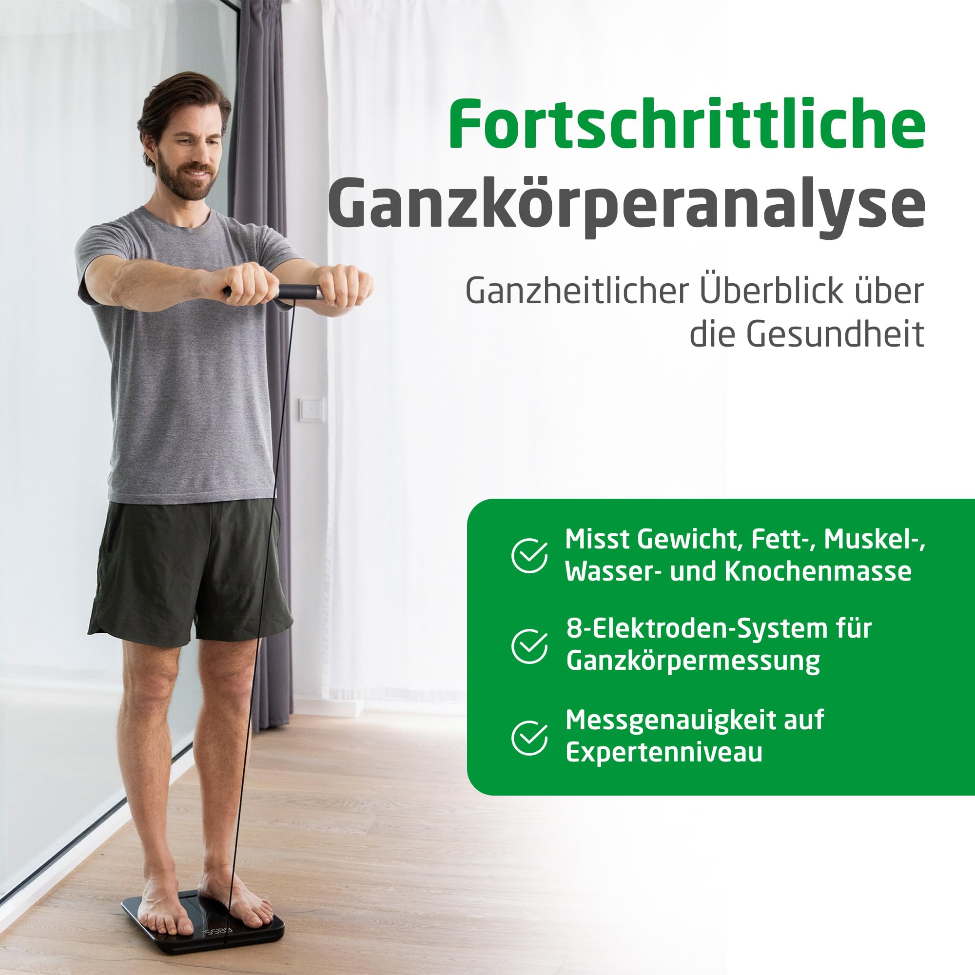medisana BS 850 connect Körperanalysewaage mit Handsensoren