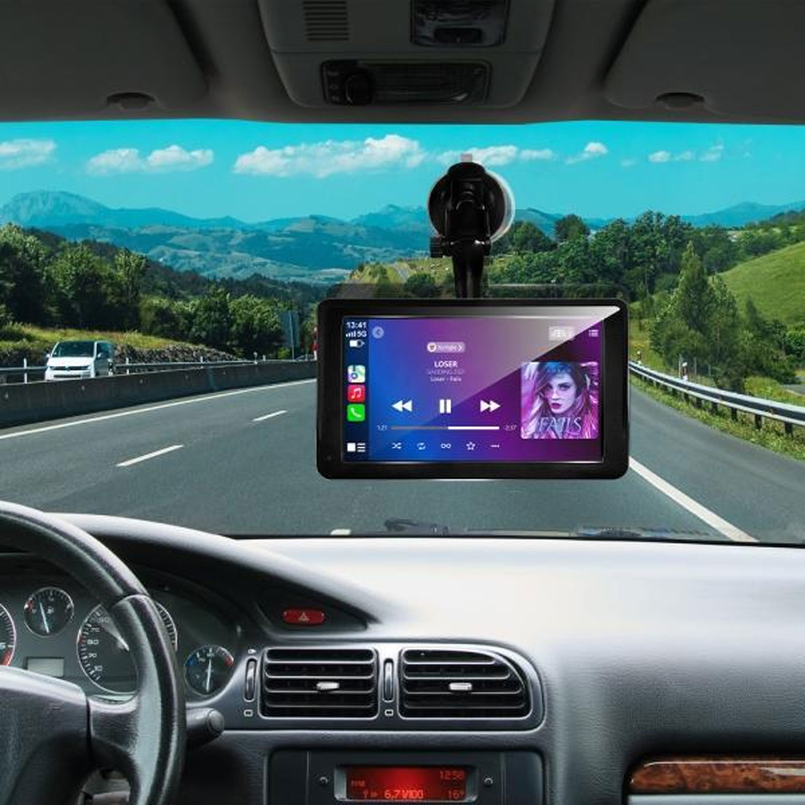 TECHNAXX Wireless Car Play & Android Auto Display TX-320