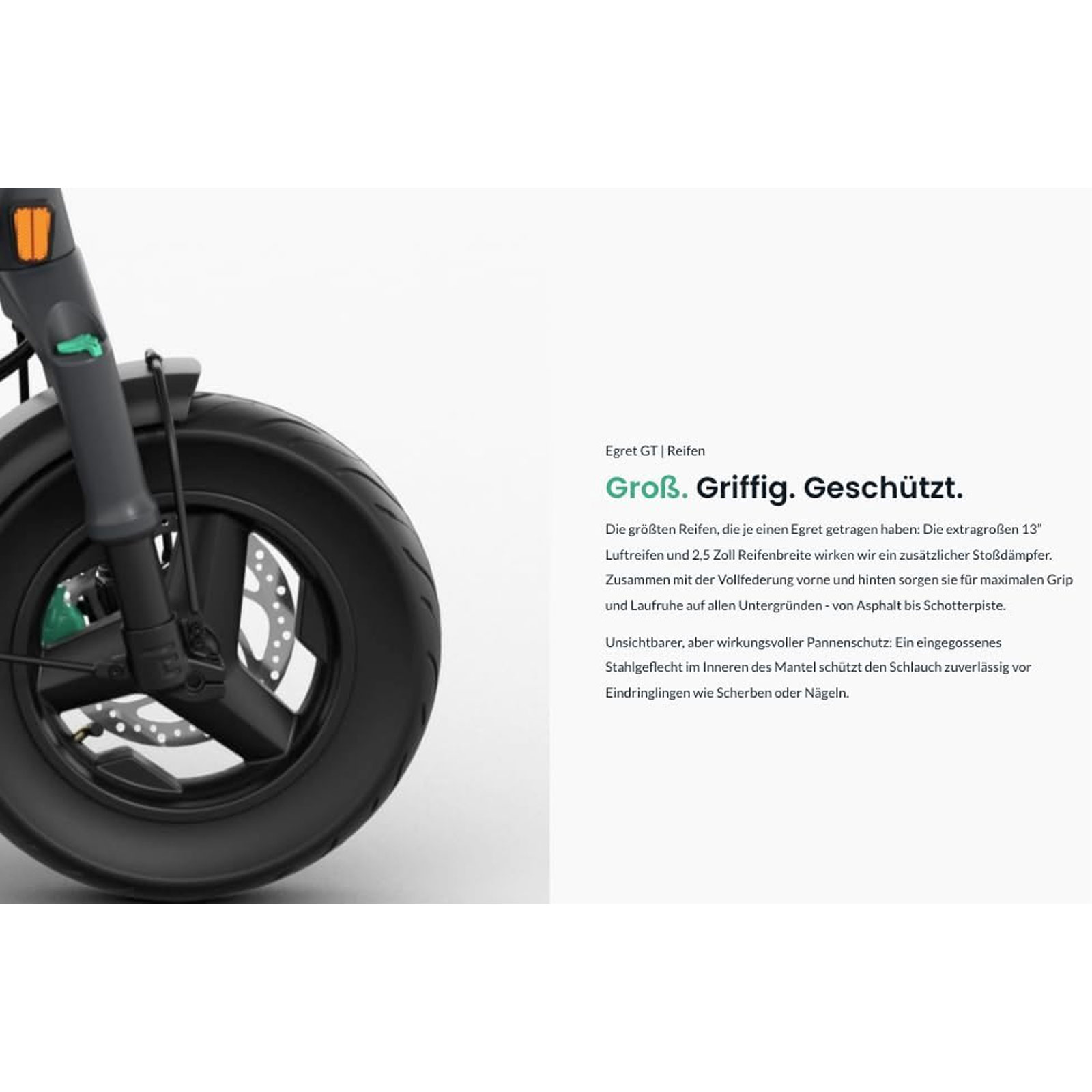 Egret GT XXL 20Ah grau E-Scooter