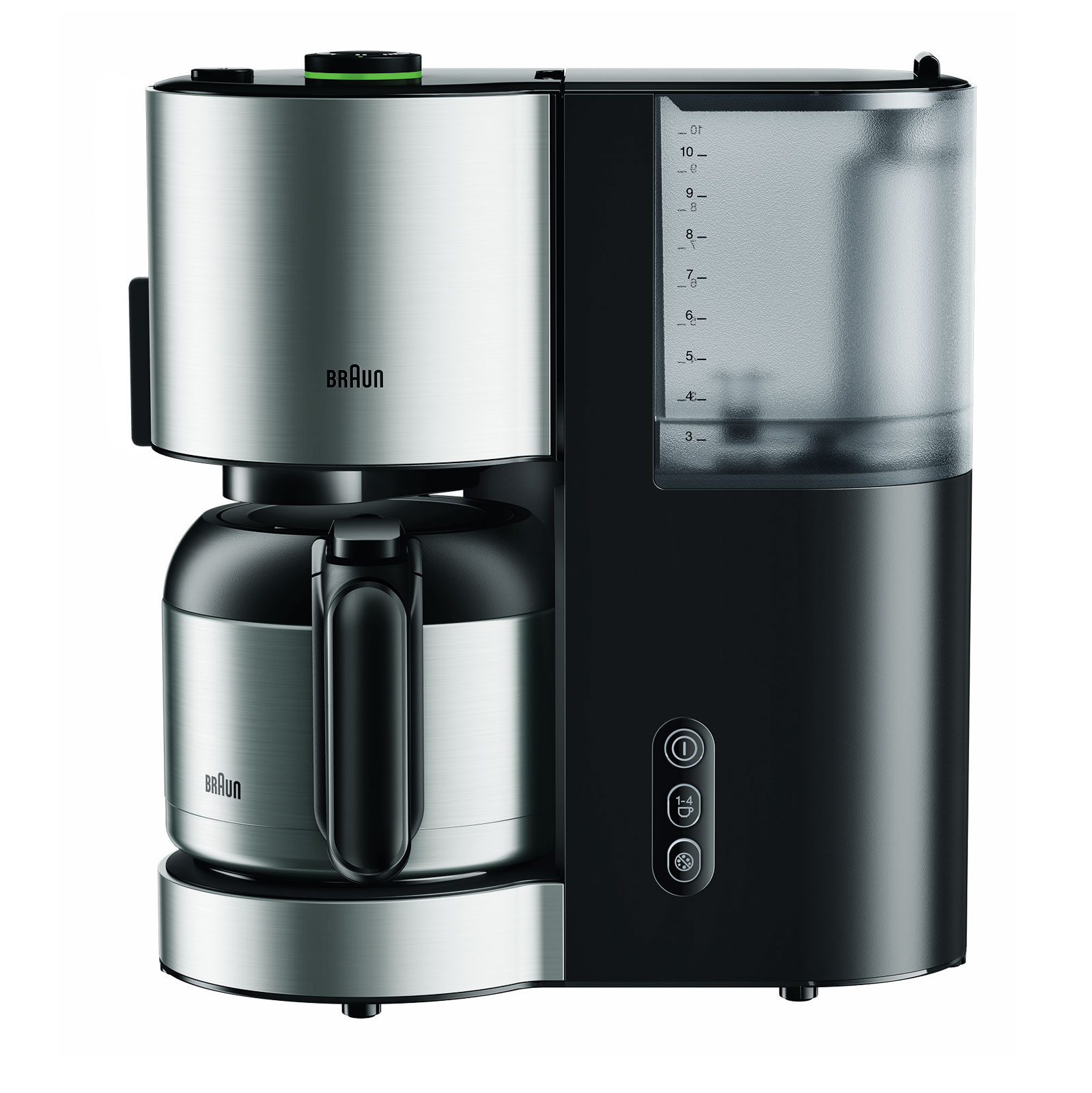 BRAUN KF 5105 BK IDCollection Kaffeemaschine schwarz/Edelestahl