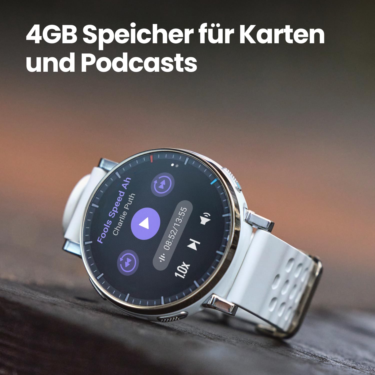 Amazfit Active 3 Premium 45mm GPS Lauf-Smartwatch