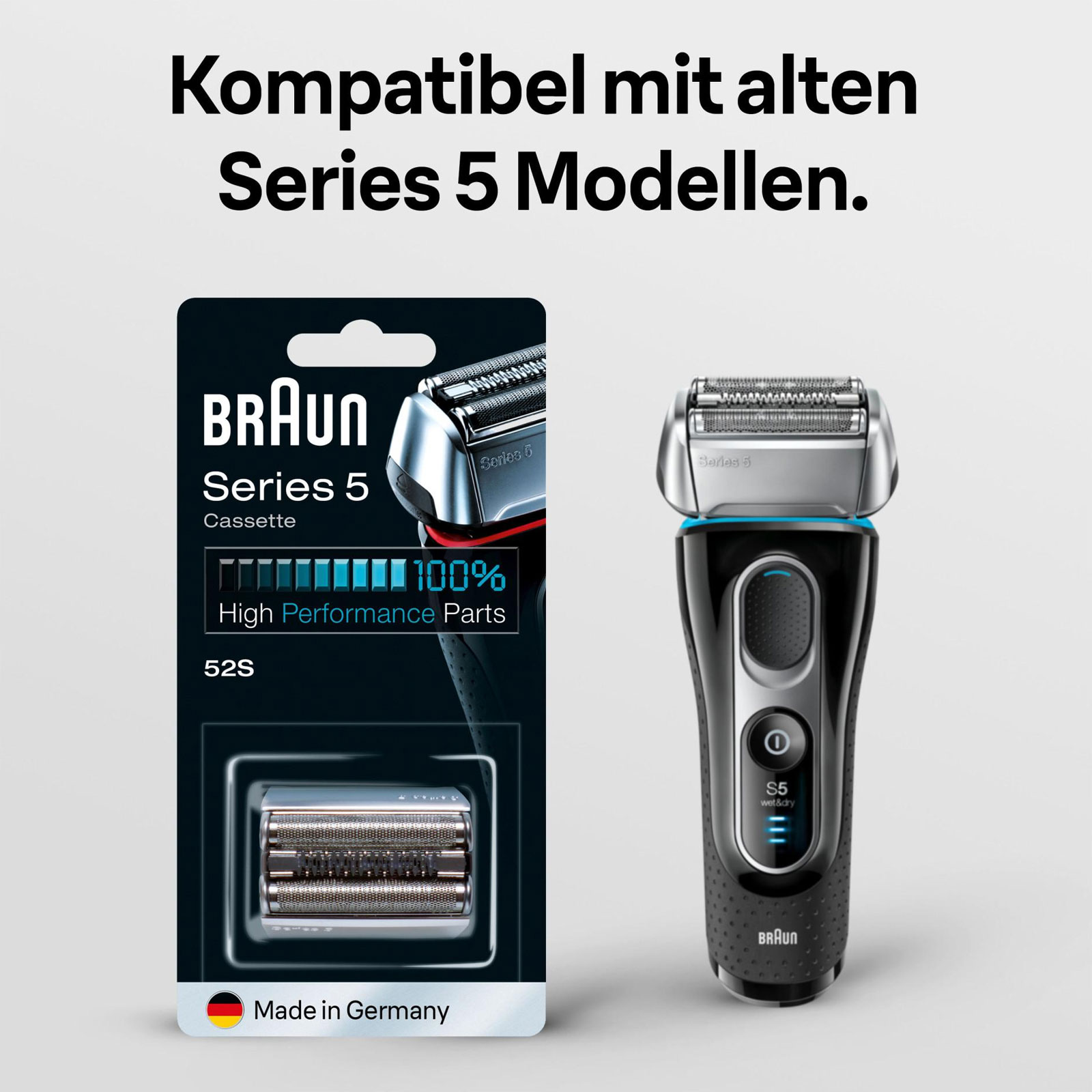 BRAUN Kombipack KP 52S Silber