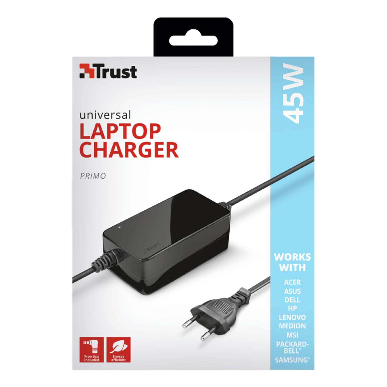 Trust 45W Primo Laptop Charger
