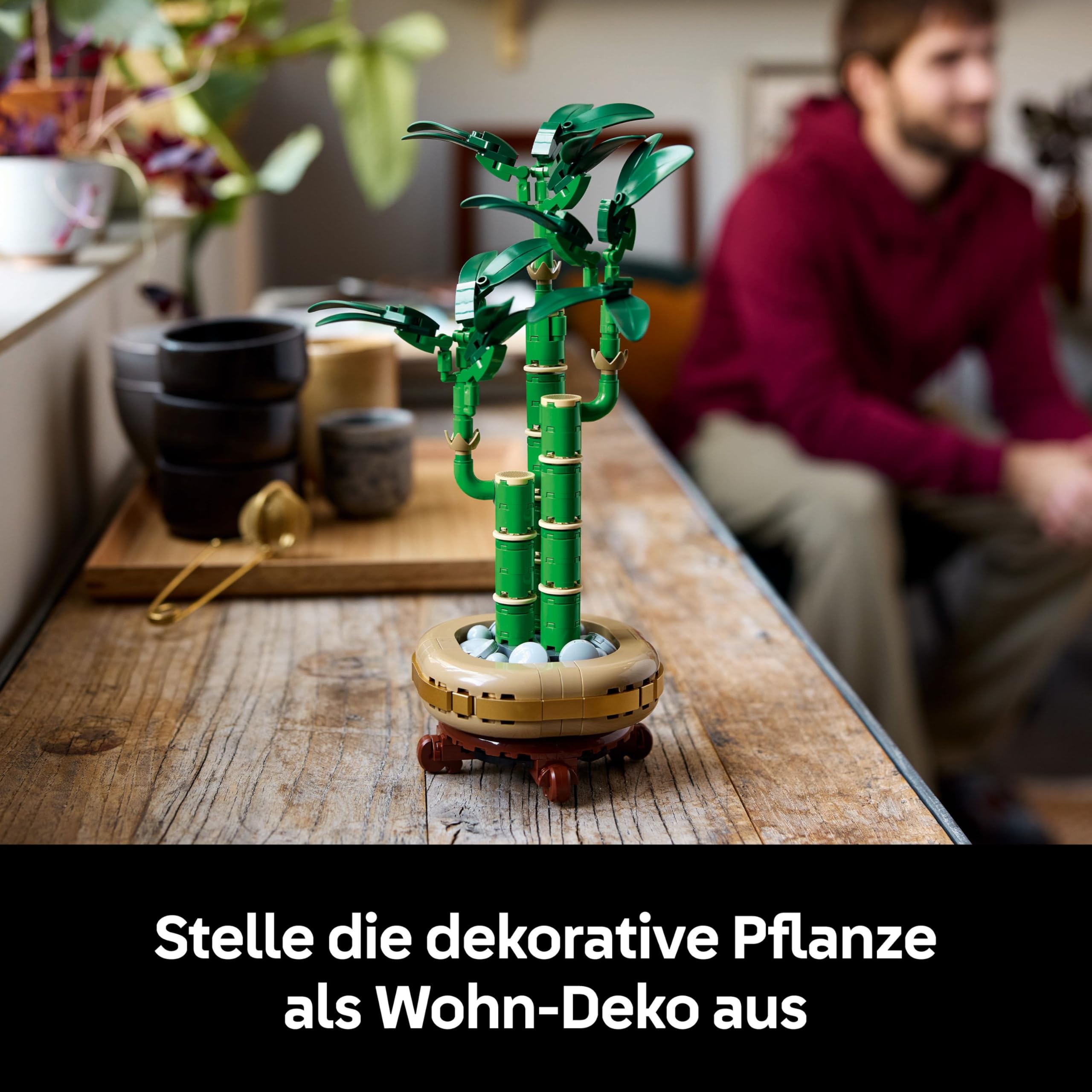 LEGO Botanicals Glücks-Bambus Kunstpflanze Bauset 10344