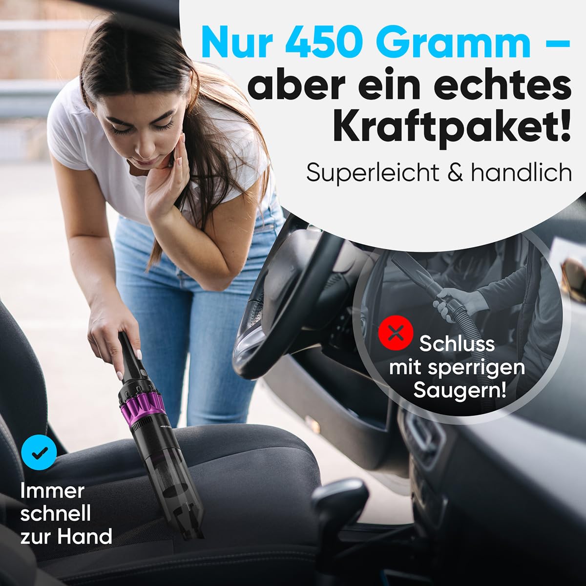 PROFI CARE PC-AKS 3137 Akku-Handstaubsauger ohne Stiel