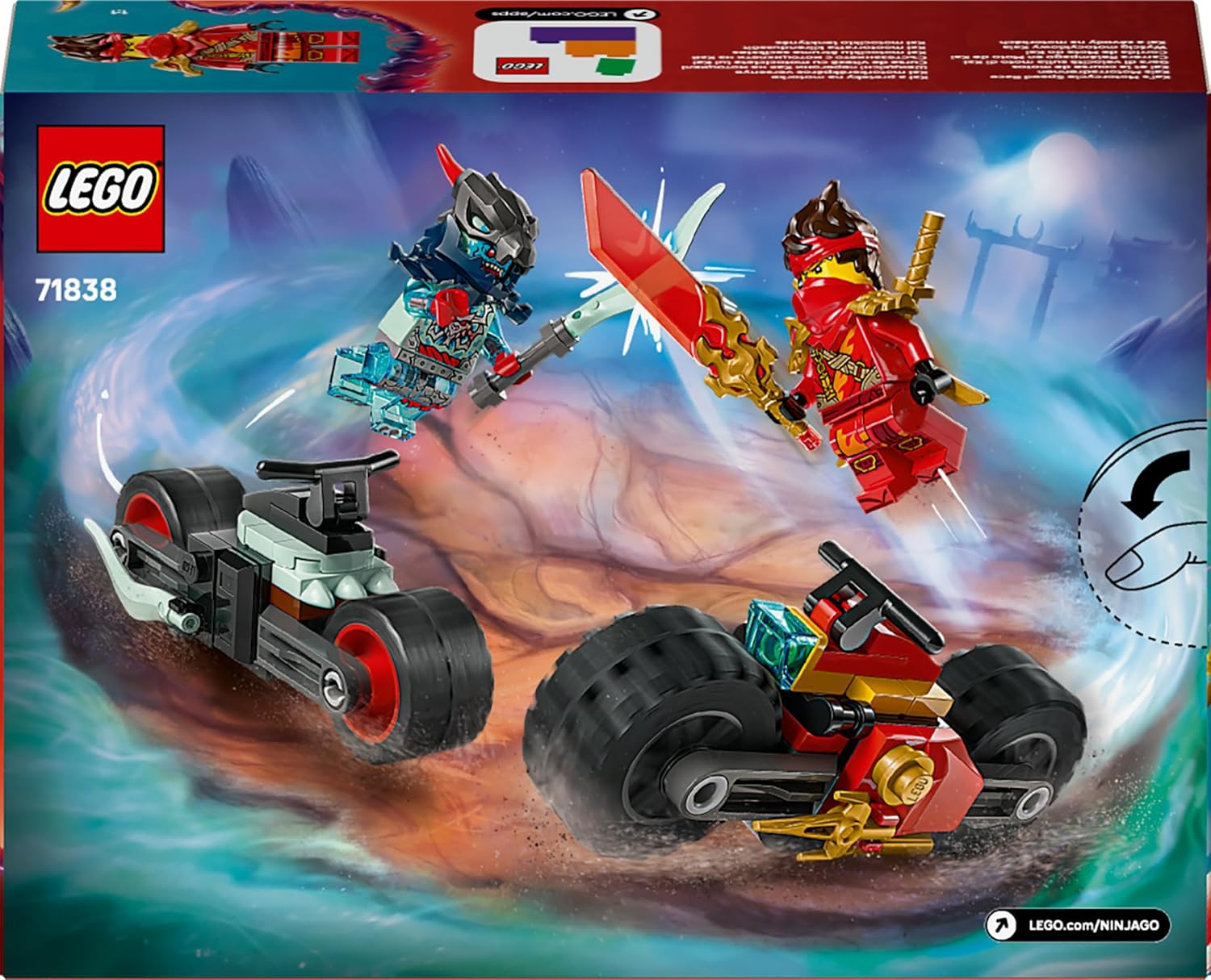 LEGO NINJAGO Kais Motorradrennen 71838