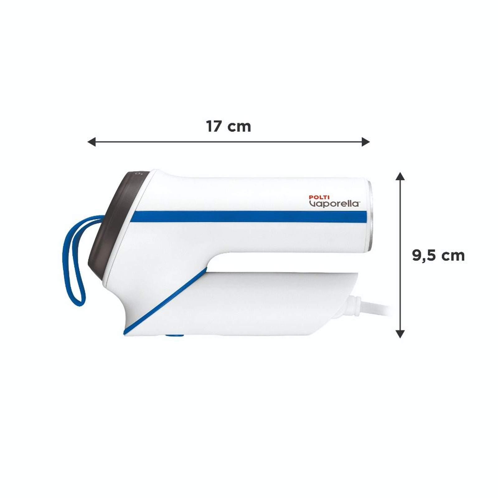 Polti Vaporella Travel Steamer Blau GSM50B Dampfbürste