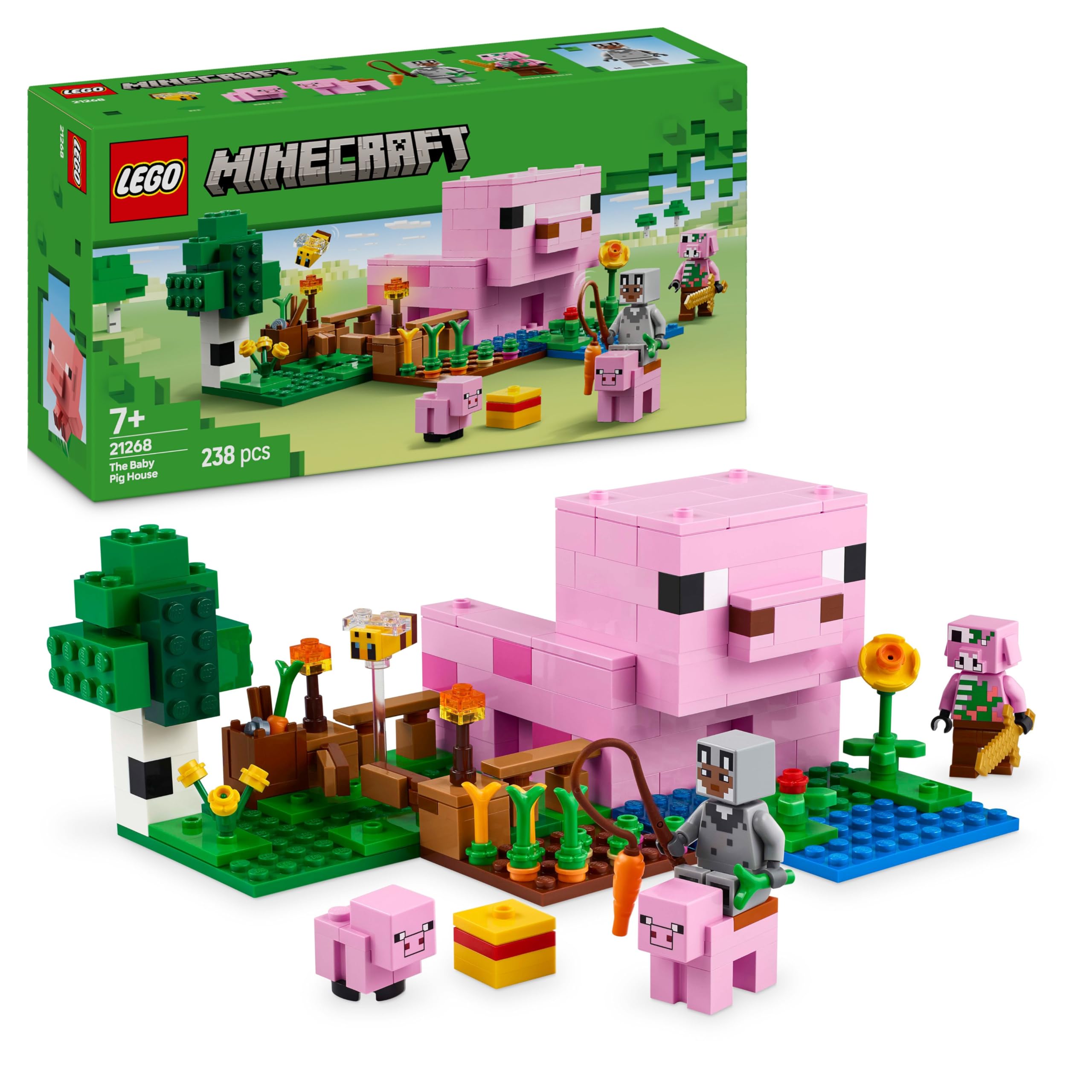LEGO Minecraft Das Babyschwein-Haus 21268