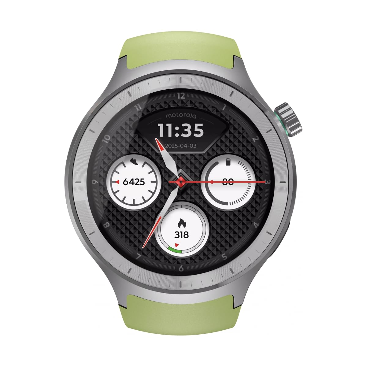 Motorola Watch Premium Silver + Herbal Garden