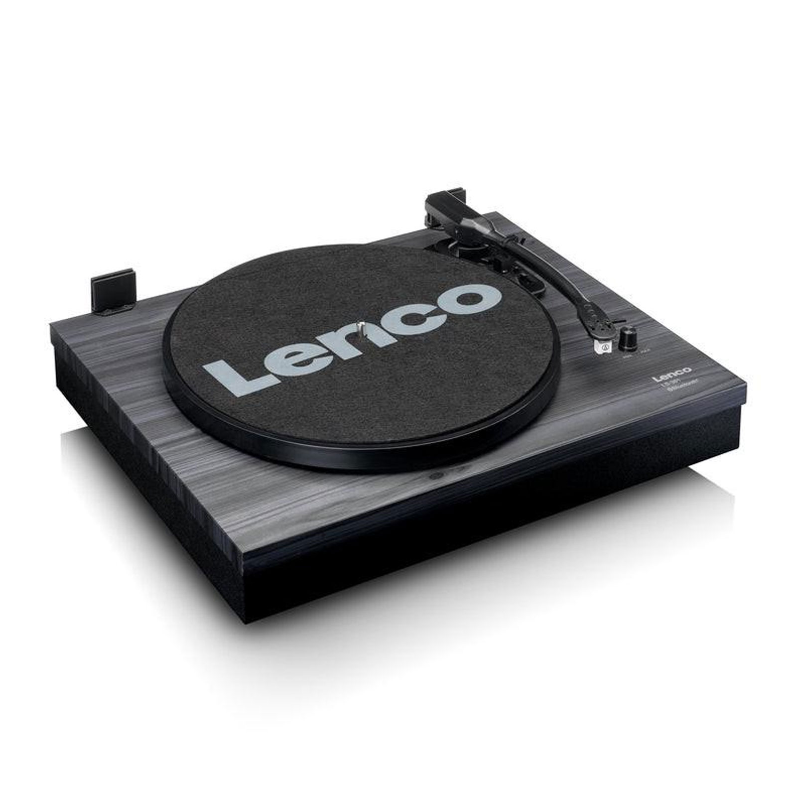 Lenco LS-301BK Bluetooth Plattenspieler mit zwei externen Lautsprechern Schwarz Lenco LS-301BK Bluetooth Plattenspieler mit zwei externen Lautsprechern Schwarz