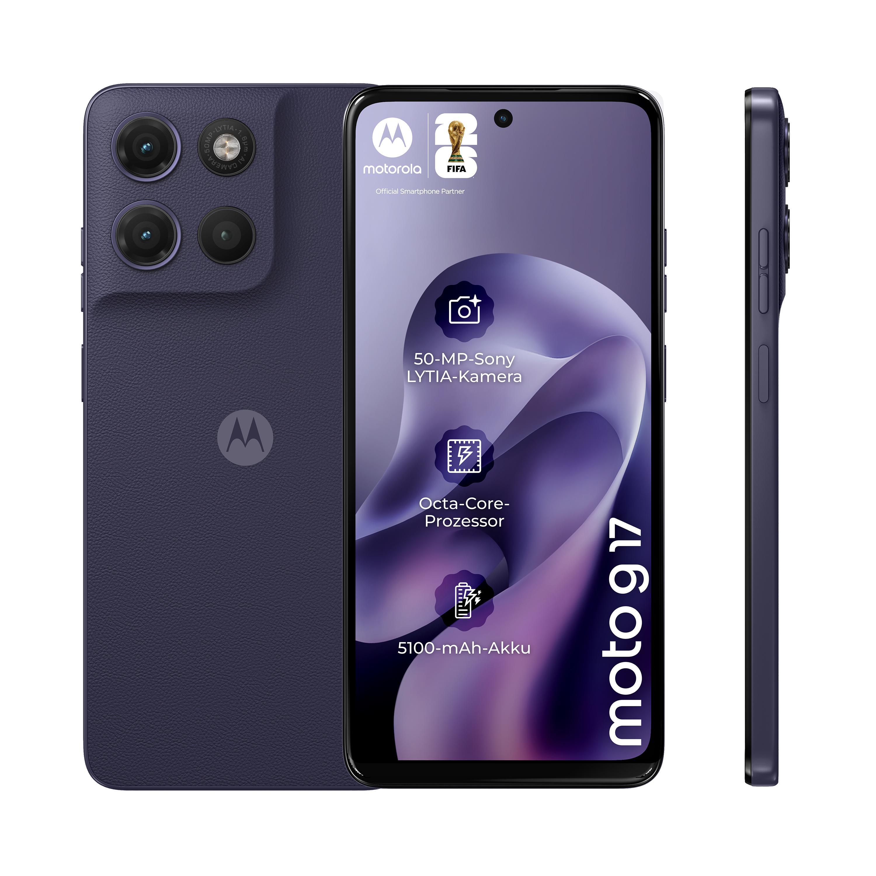 Motorola G17 4 GB + 128 GB PANTONE® Evening Blue Smartphone