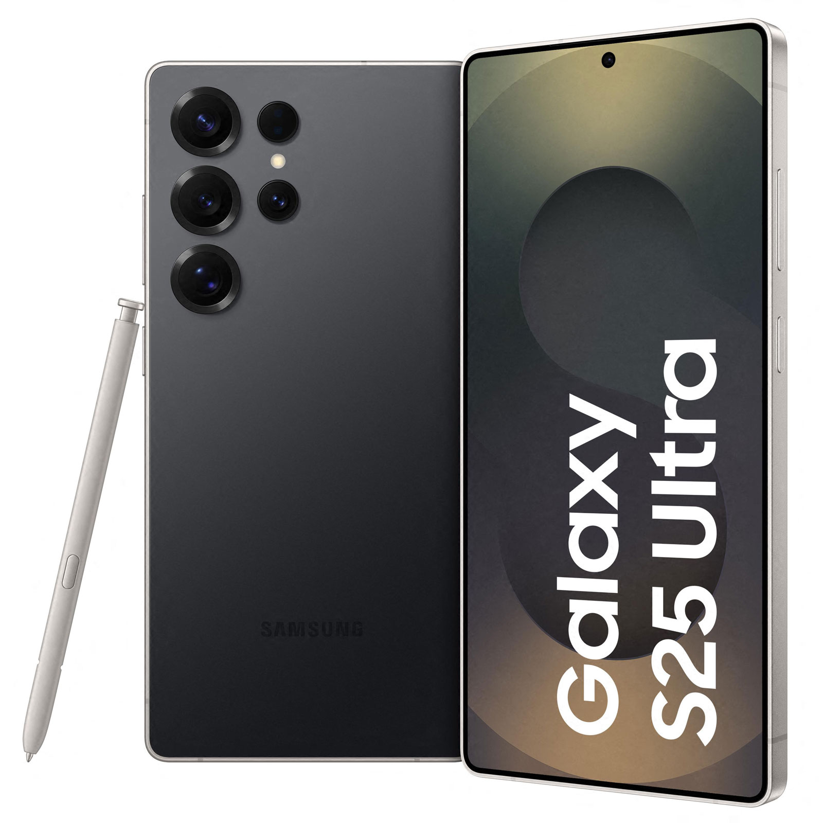 Samsung Galaxy S25 Ultra 256GB 5G Titanium Black Smartphone (6,9 Zoll, 200 MP, Quad-Hauptkamera, 5.000-mAh, Octa-Core, Fingerabdrucksensor, Gesichtserkennung, schwarz)