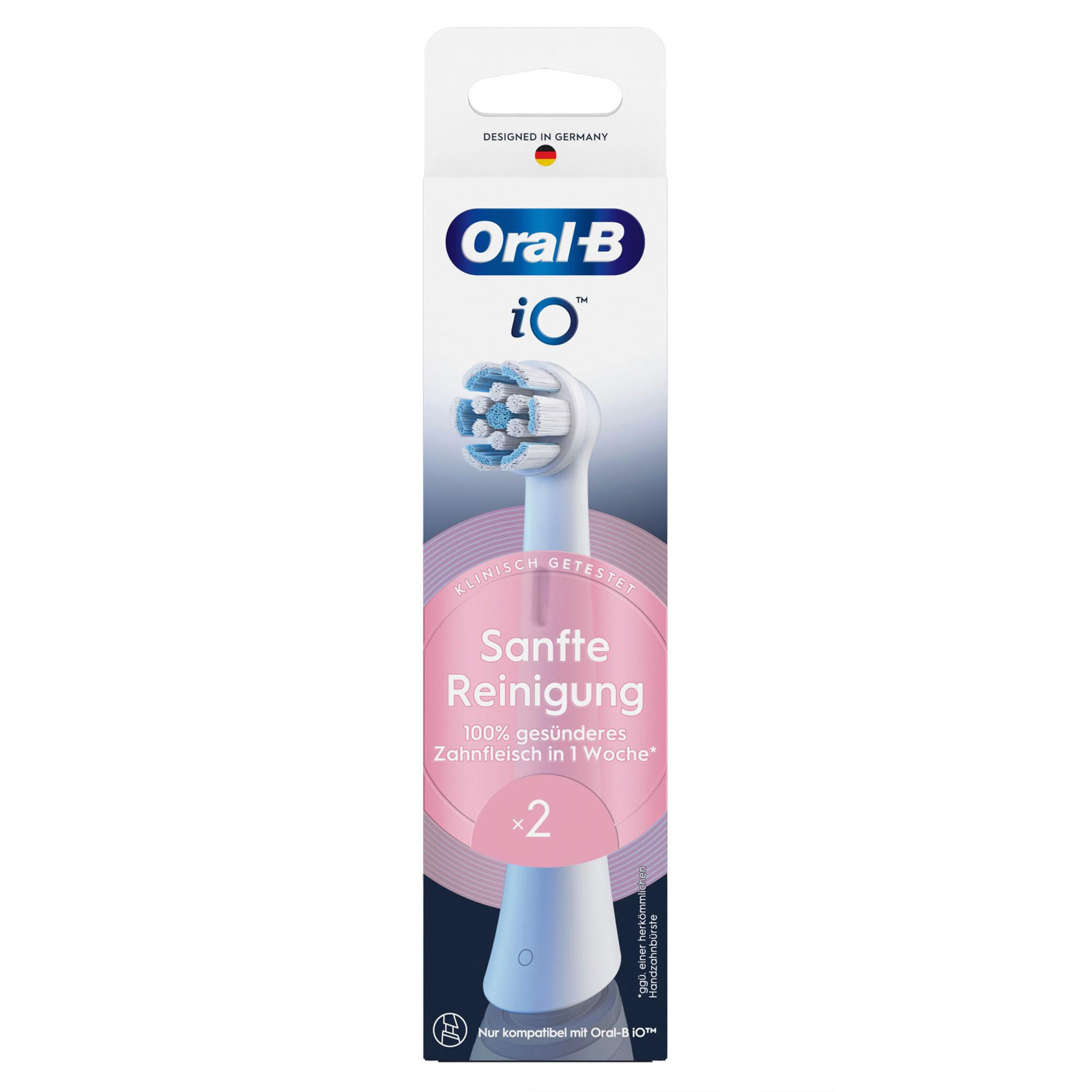 Oral-B iO Sanfte Reinigung, Original Aufsteckbürsten