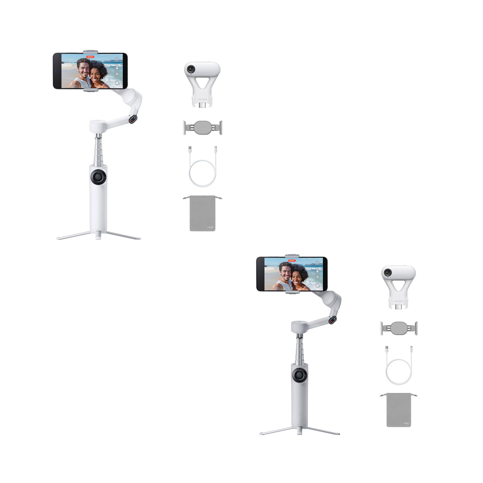 Insta360 Gimbal Flow2 Ai Tracker weiß