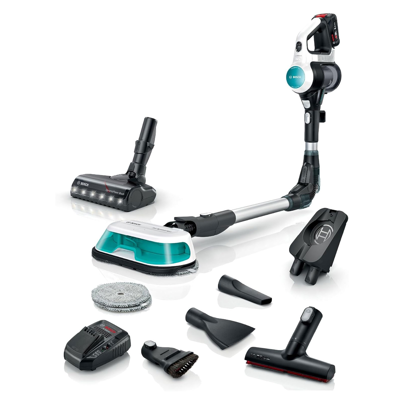 Bosch Unlimited 7 ProHygienic Aqua BKS71HYG1 Akku-Staubsauger