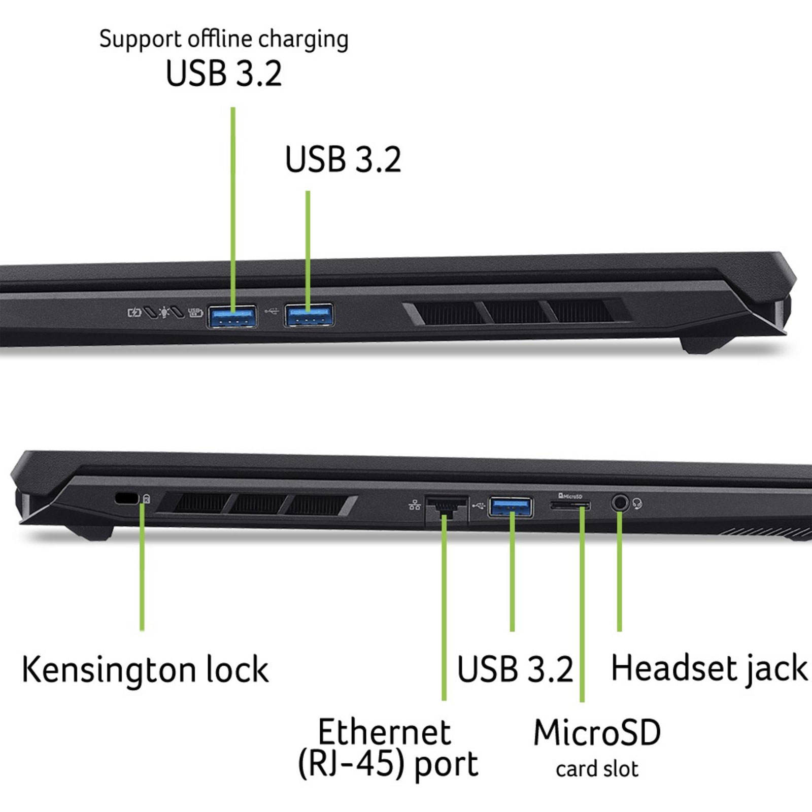 ACER Notebook Nitro V 17 (ANV17-41-R55T) / AMD Ryzen™ 7 260 / 16 GB / 1 TB SSD / RTX™ 5070 / 17.3" FHD IPS 1