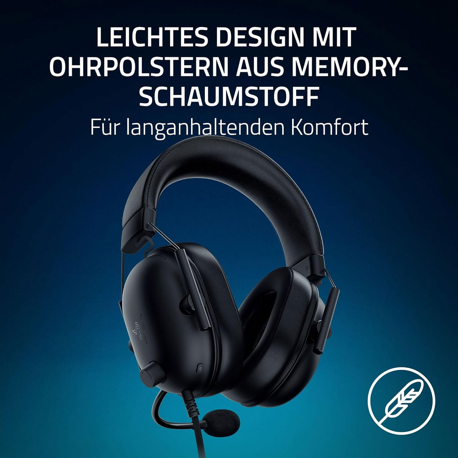 RAZER BlackShark V2 X Gaming-Headset für PlayStation, Schwarz