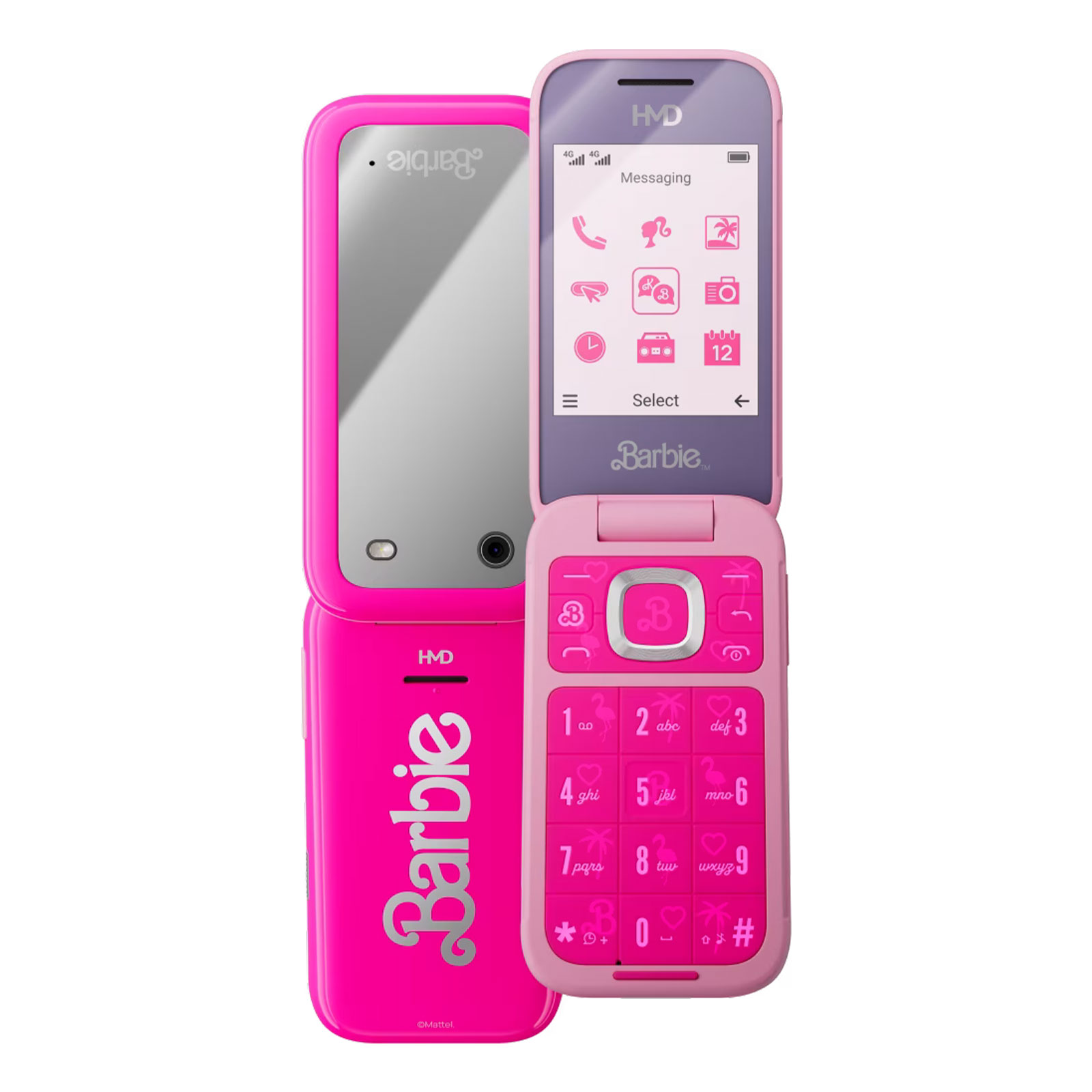 HMD Barbie Phone Power Pink Handy (Klapp)