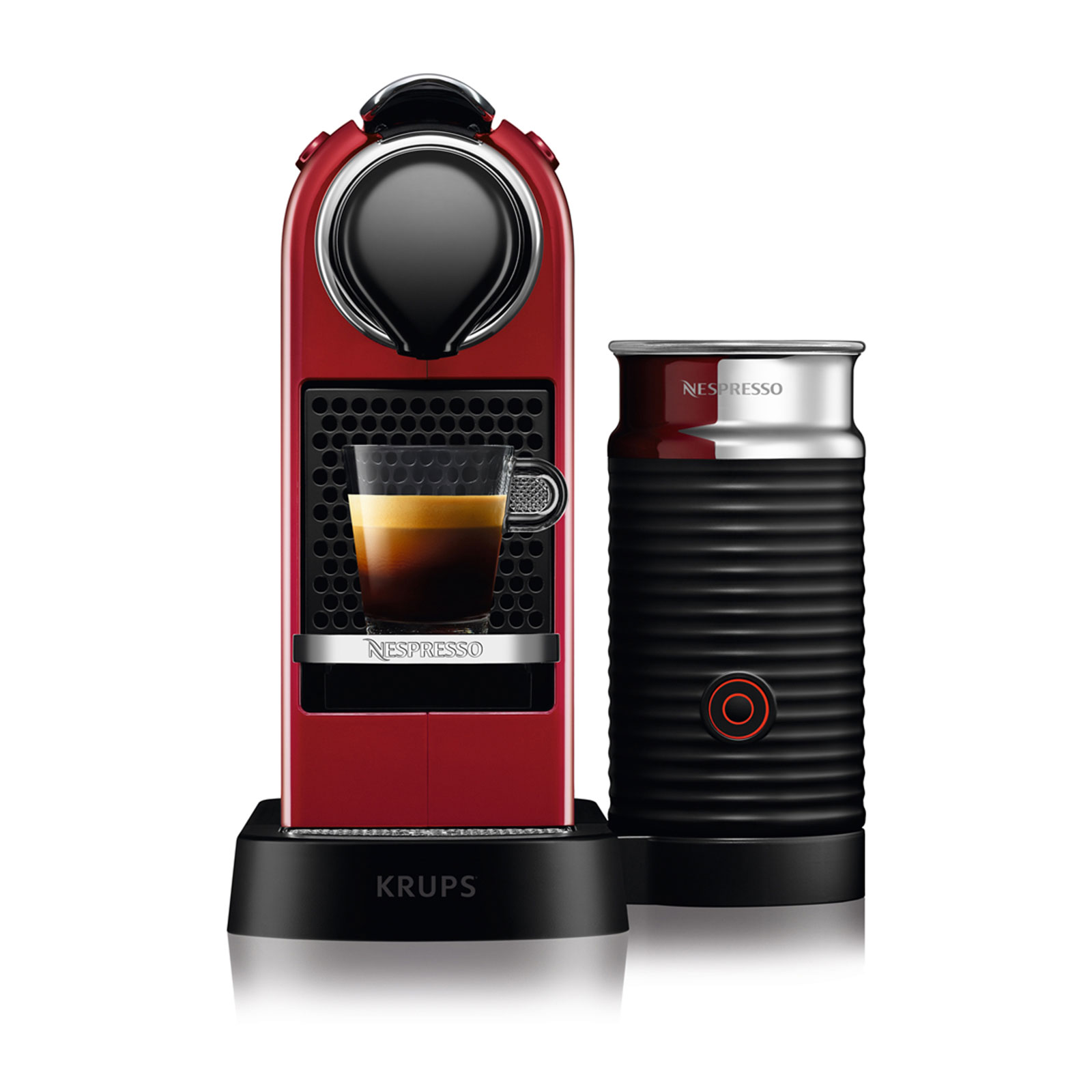 Krups XN 7615 Nespresso CitiZ&milk Cherry Red