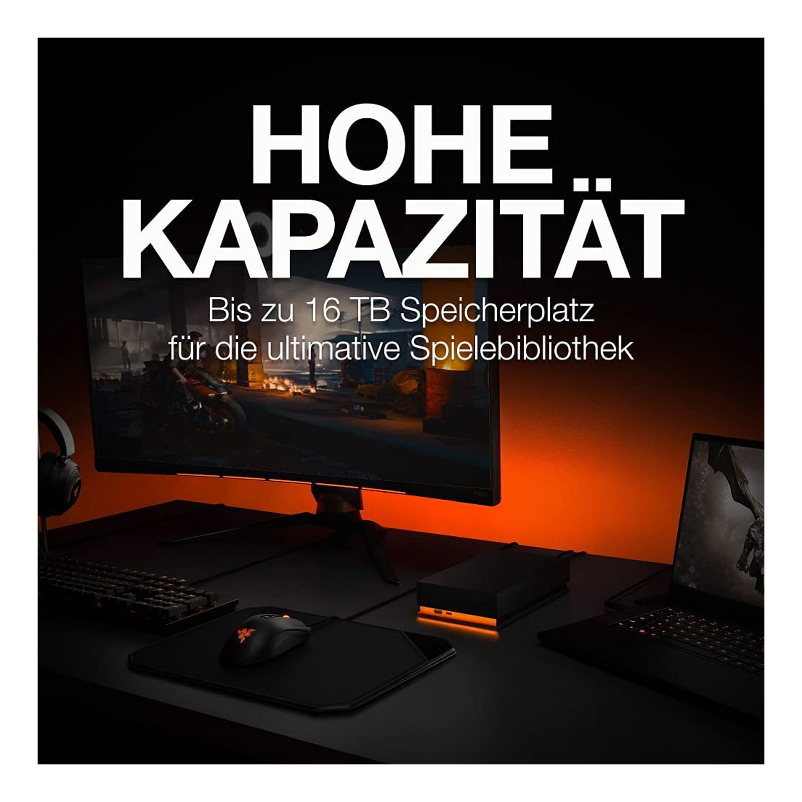 Seagate FireCuda Gaming Hub 16 TB Externe HDD Festplatte