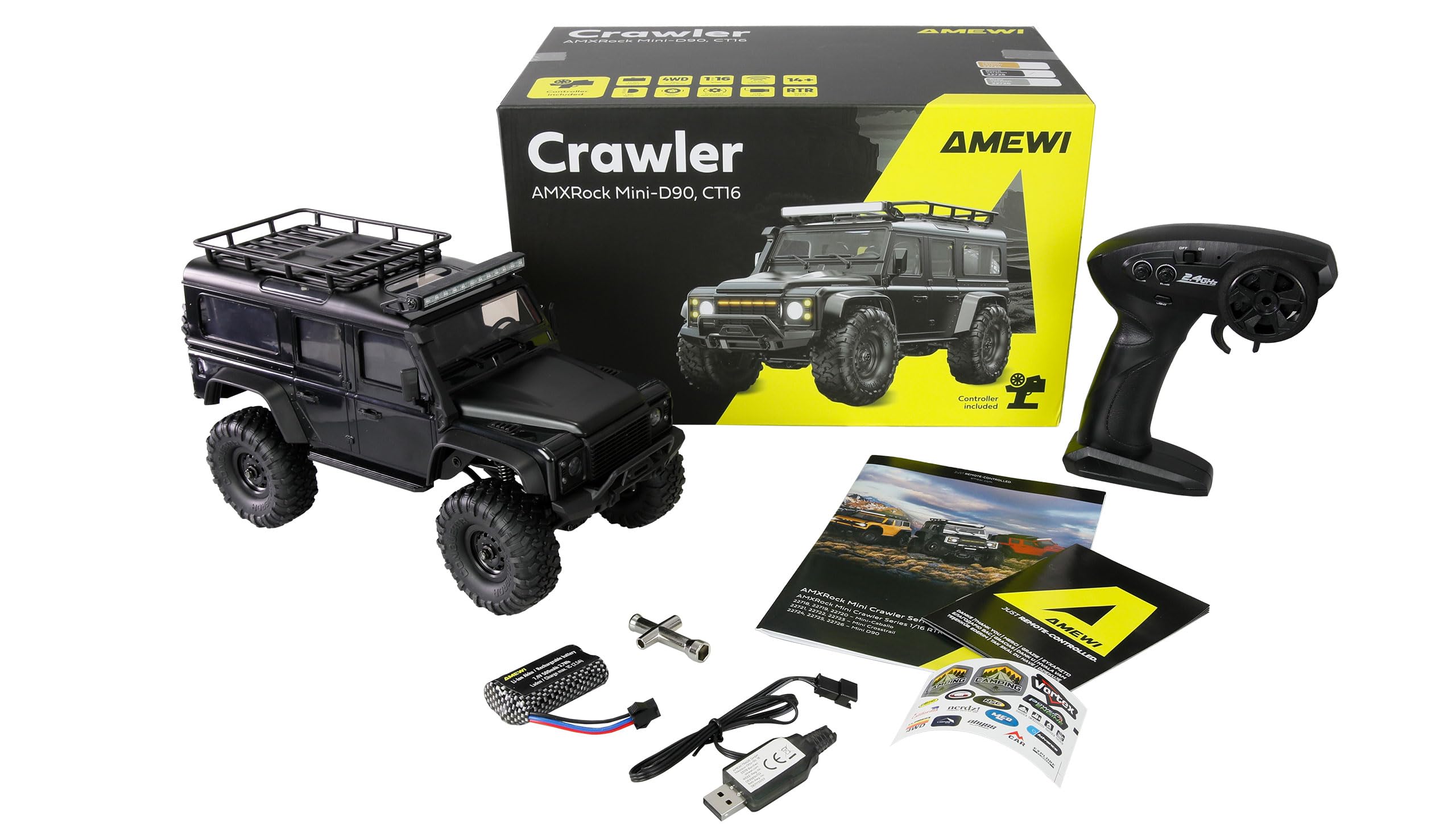 Amewi AMXRock Mini-Crosstrail Scale Crawler 4WD 1:16 RTR