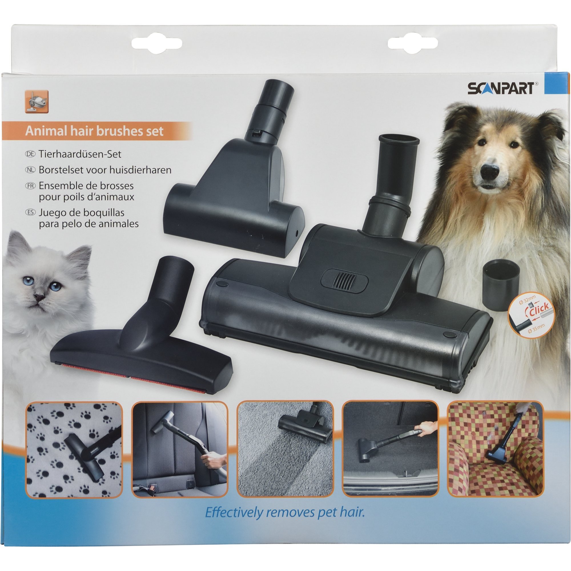 Scanpart 1190000107 Universal Tierhaardüsenset