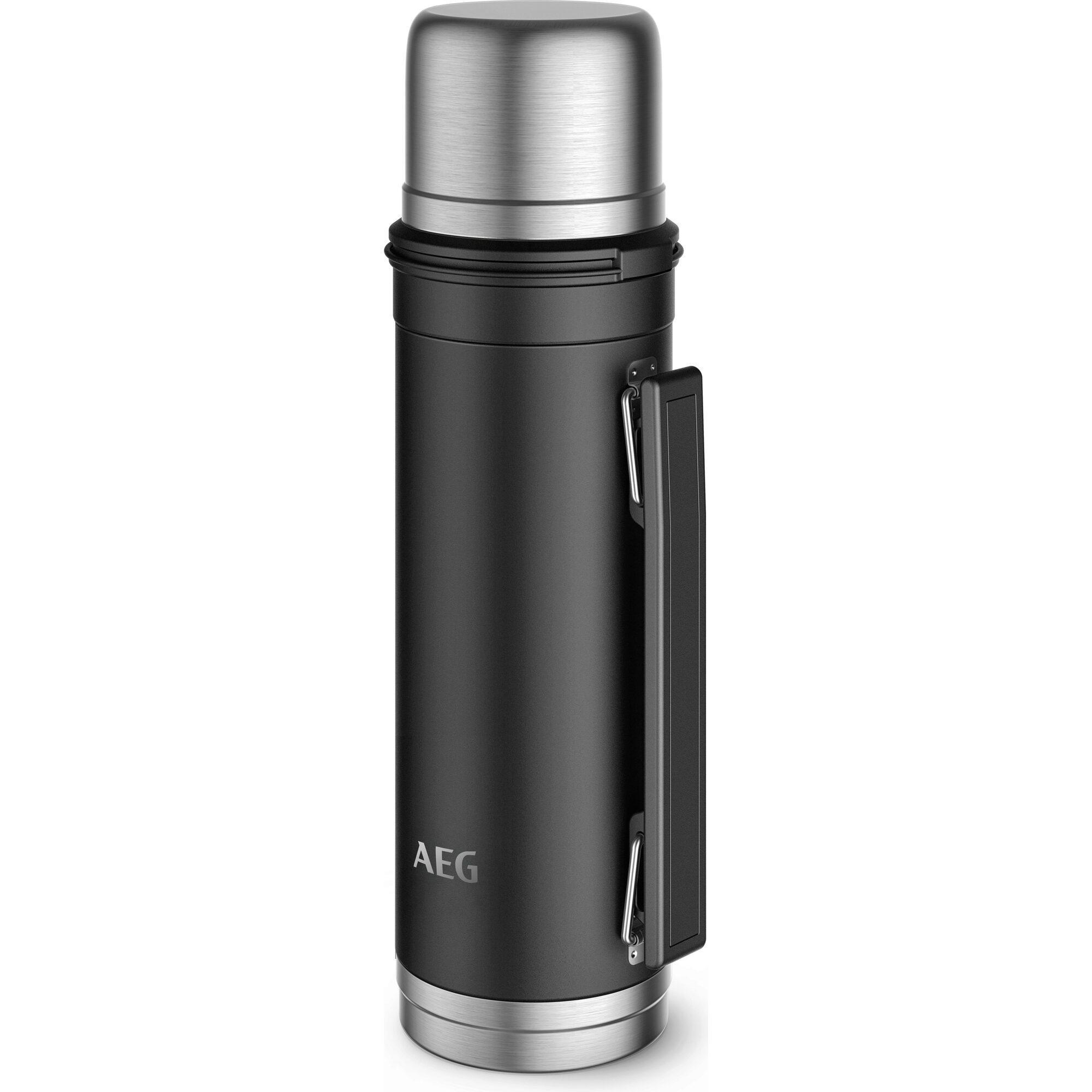 AEG ATHJ02 Thermosflasche, 1 l Fassungsvermögen, Schwarz
