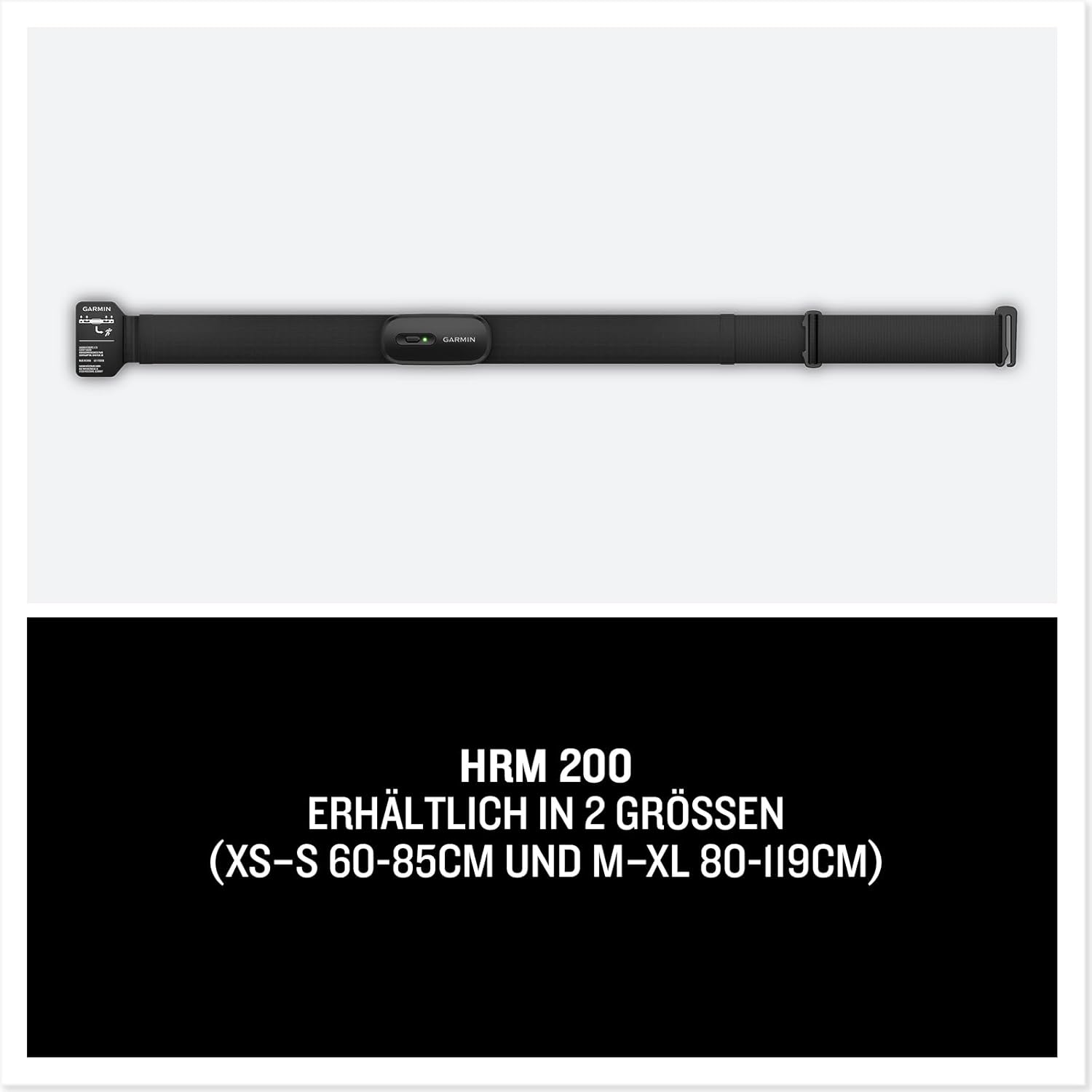 Garmin HRM 200 - Herzfrequenz-Brustgurt Garmin HRM 200 - Herzfrequenz-Brustgurt
