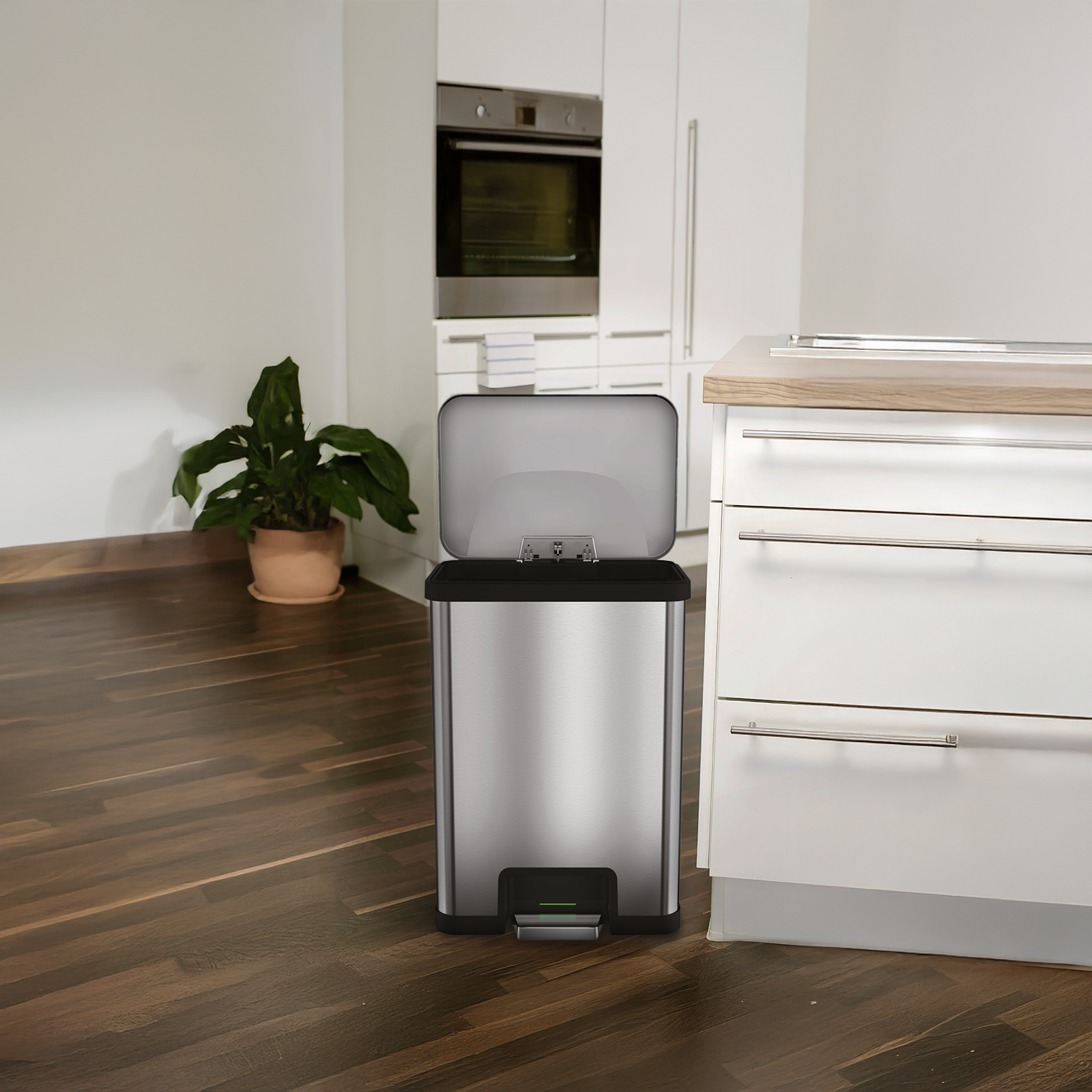 Echtwerk Tretabfalleimer "POWER STEP" 39L