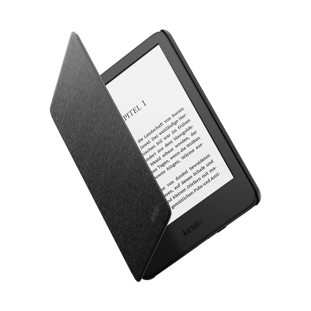 Amazon Kindle-Hülle Dünn und leicht Faltbare Schutzhülle Stoff Schwarz