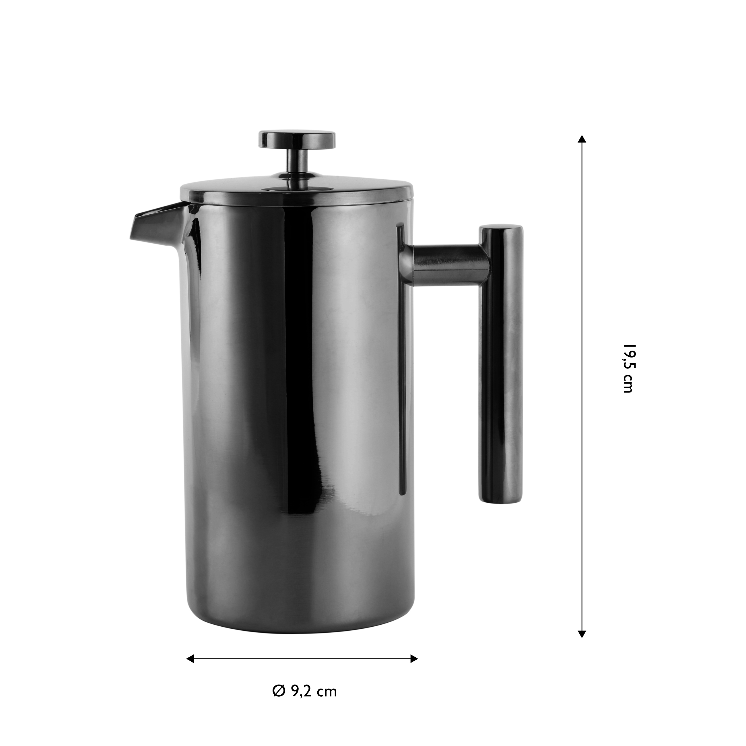 ECHTWERK  French Press aus Edelstahl, 800 ml 