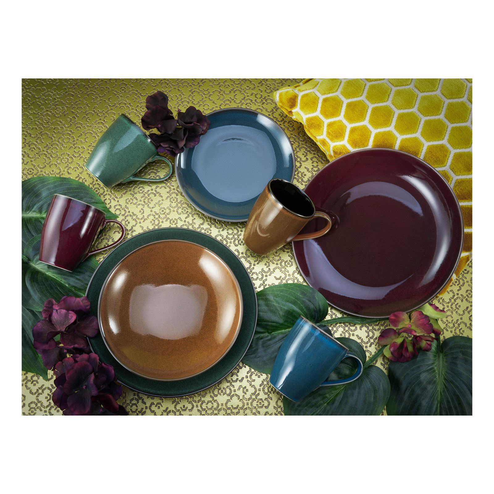 CreaTable, 23858, Serie MARRAKESCH Collection, Kombiservice 16 teilig