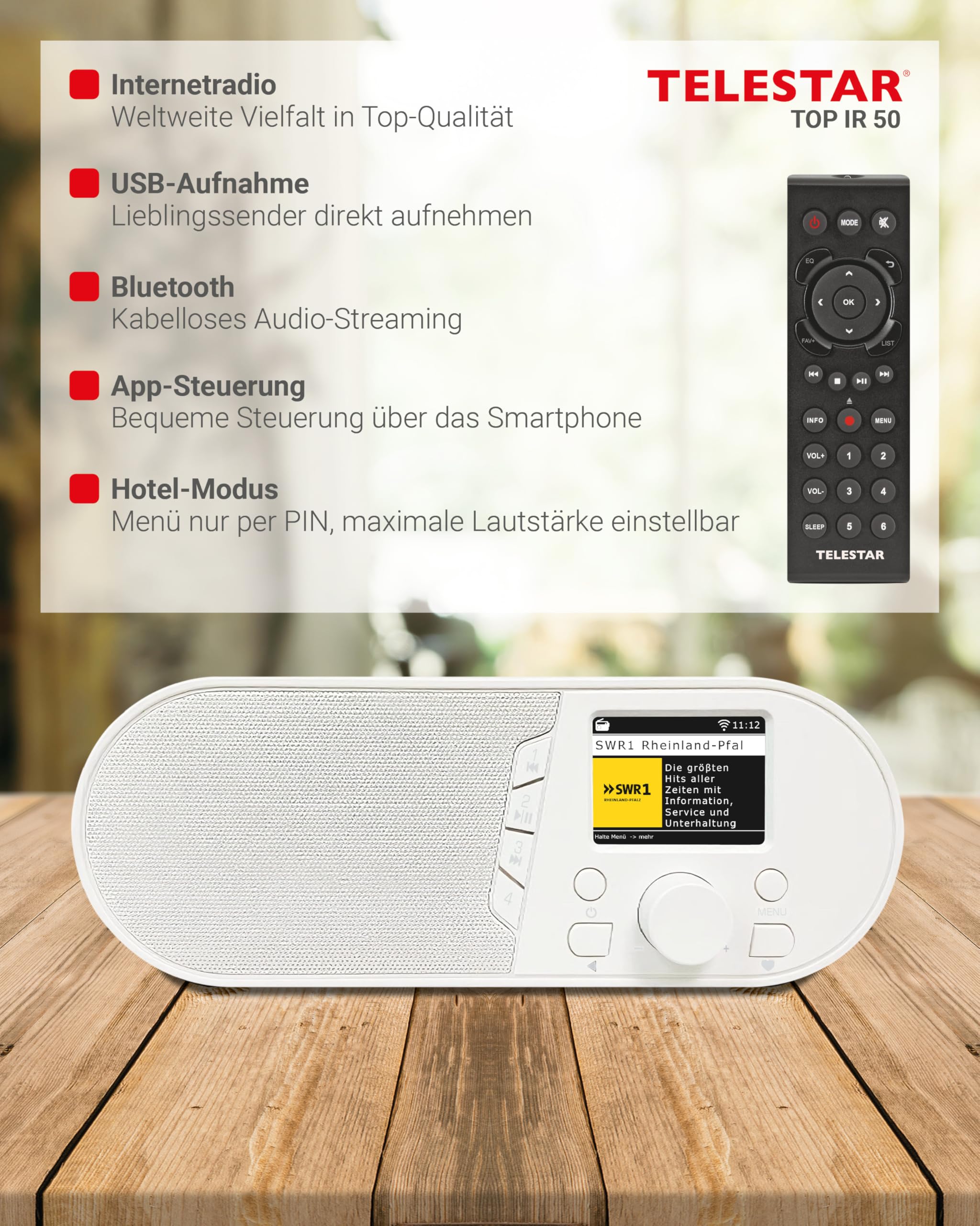 TELESTAR TOP IR 50 – Internetradio