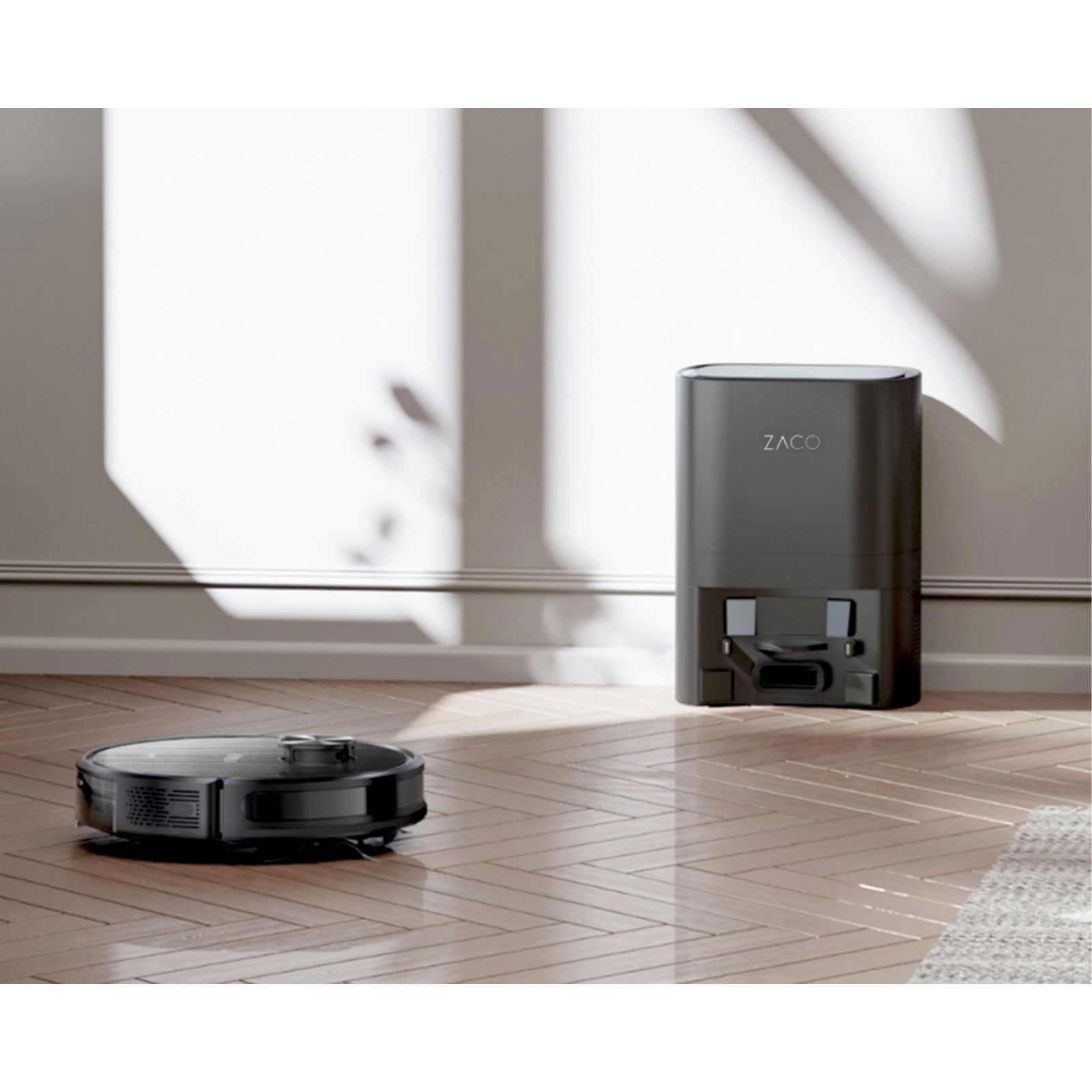 Zaco A10 Pro Saugroboter mit Wischfunktion und Absaugstation Zaco A10 Pro Saugroboter mit Wischfunktion und Absaugstation