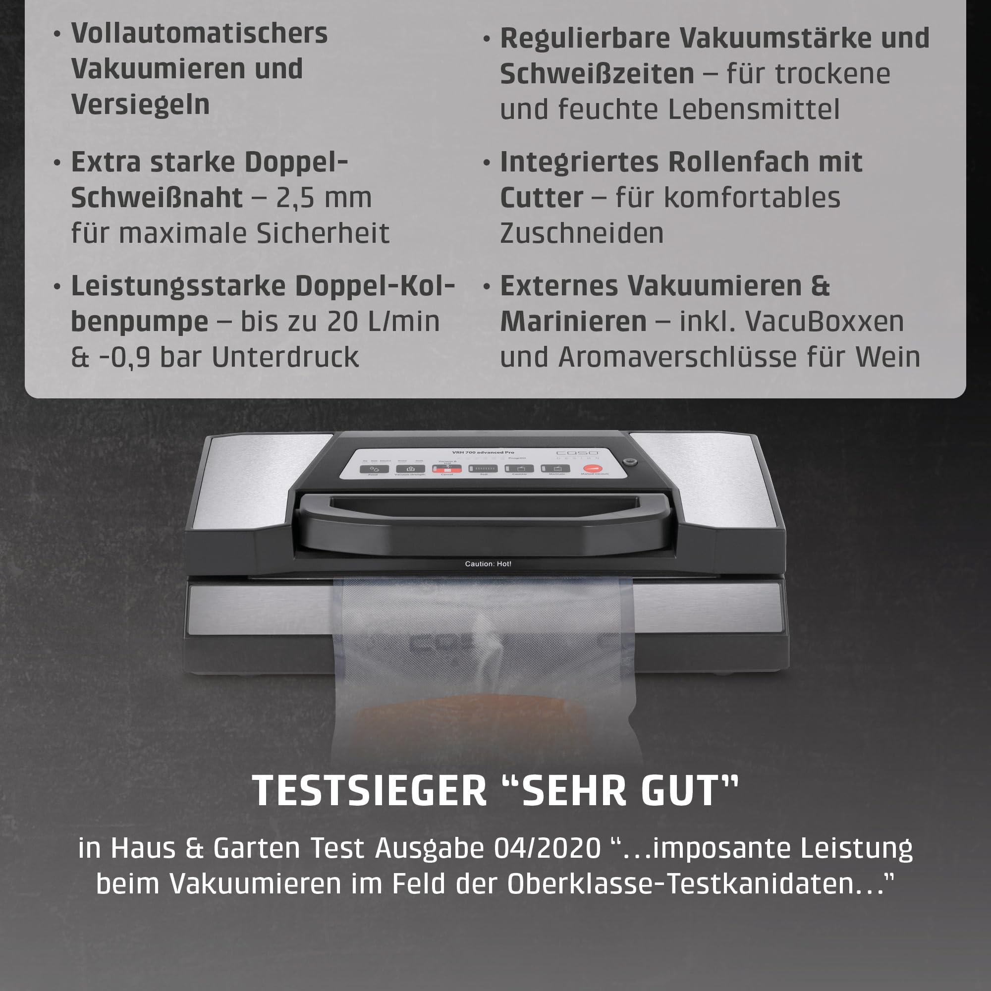 CASO VRH 700 advanced Pro Vakuumierer