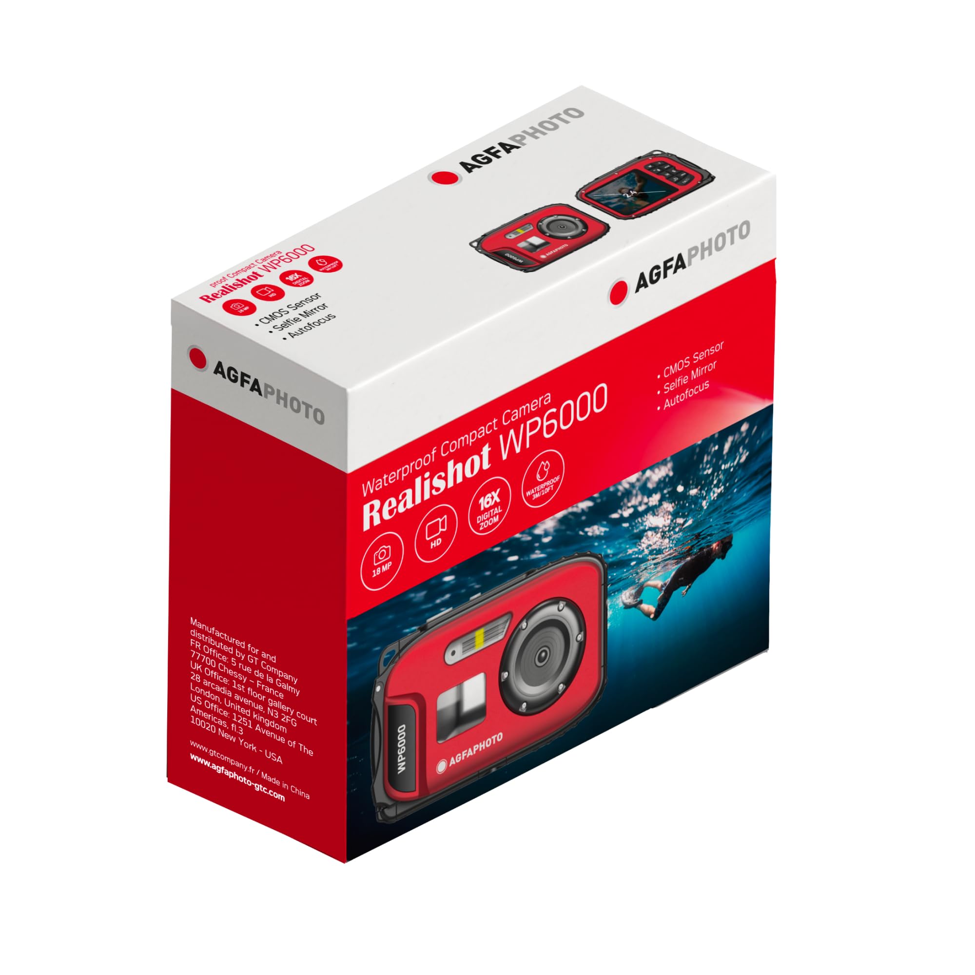 AGFA Photo Realishot WP6000 – wasserdichte Digitalkamera