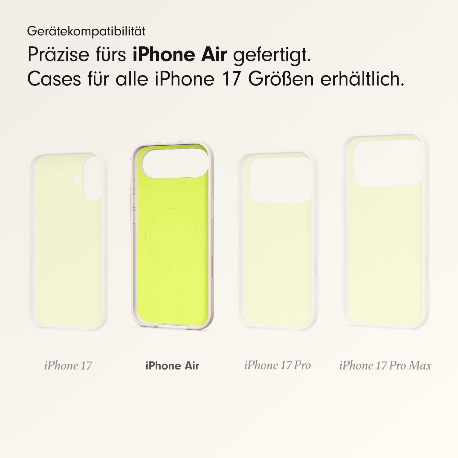 Beats iPhone Air Case mit MagSafe und Kamerasteuerung, Schutzhülle