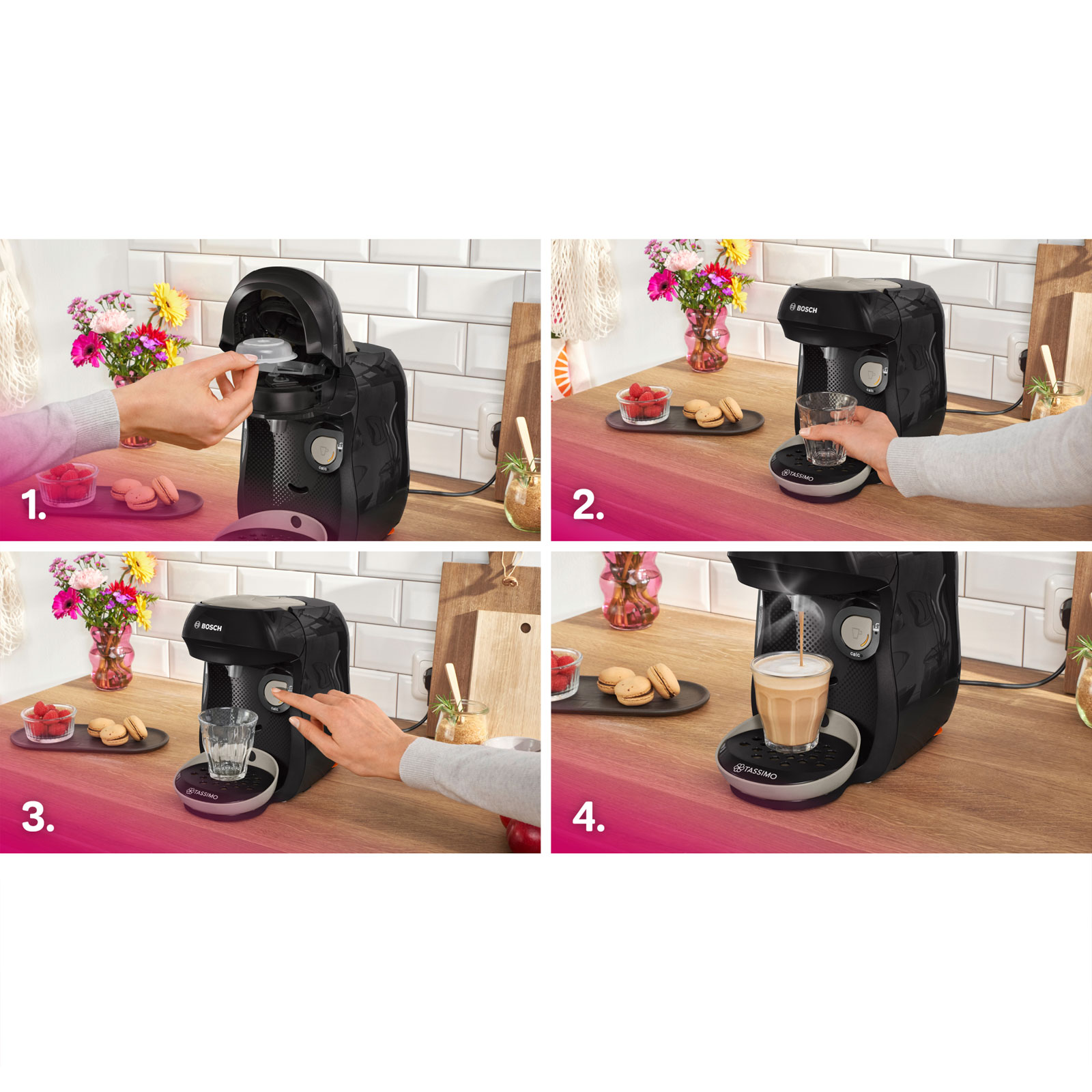 BOSCH TASSIMO HAPPY friendly TAS109E Kapselmaschine
