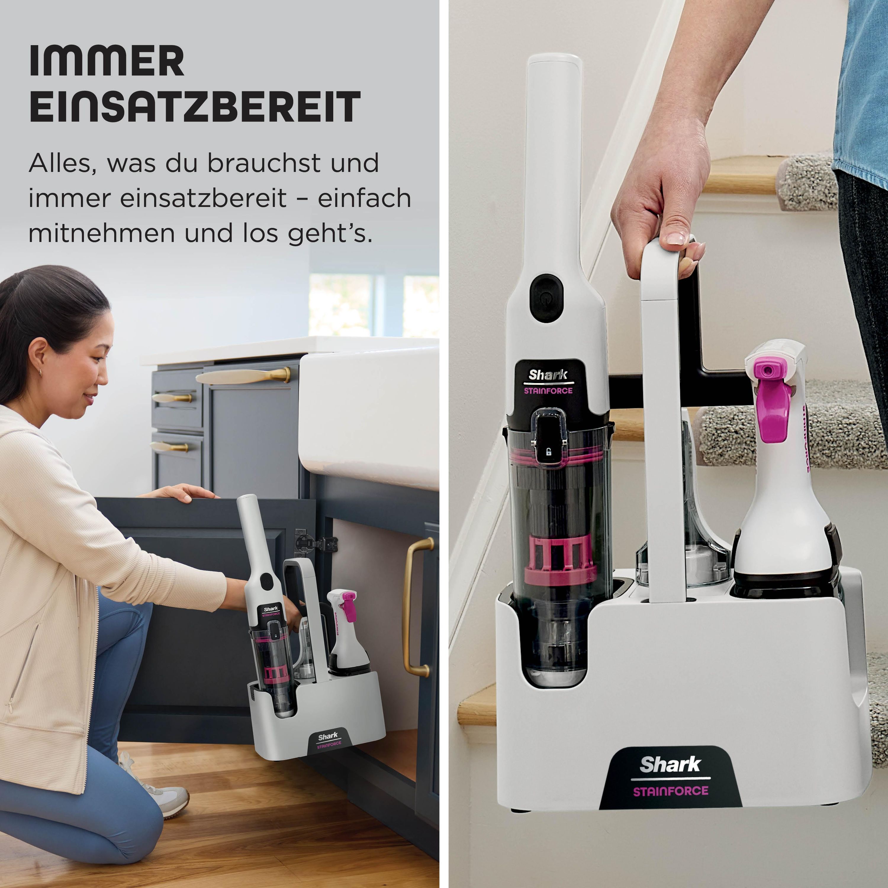 Shark HX100EUT StainForce kabelloses System zur Fleckenentfernung